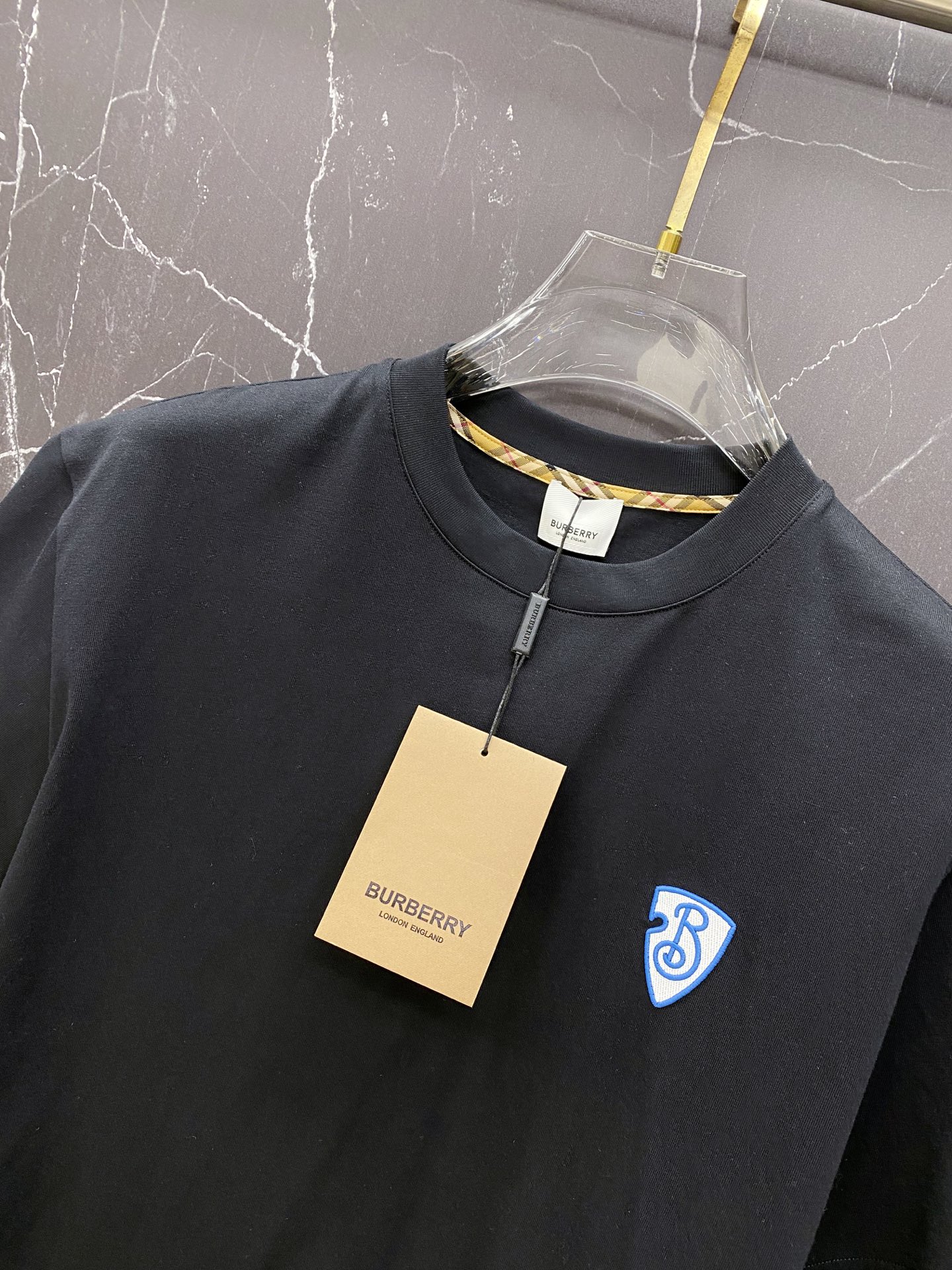 Burberry Basic Clothing Cotton Black S-l-xxl