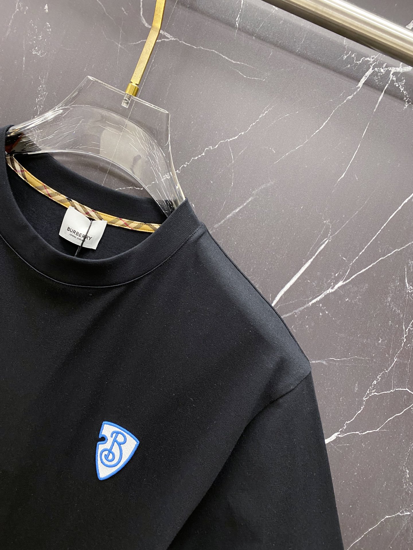 Burberry Basic Clothing Cotton Black S-l-xxl