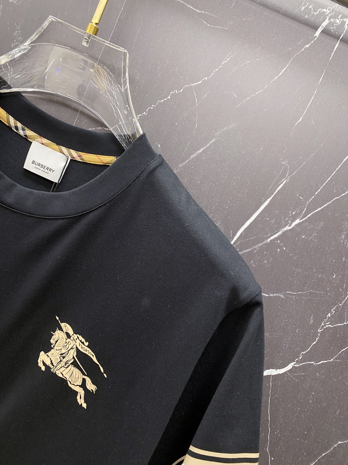 Burberry Basic Clothing Cotton Black S-l-xxl