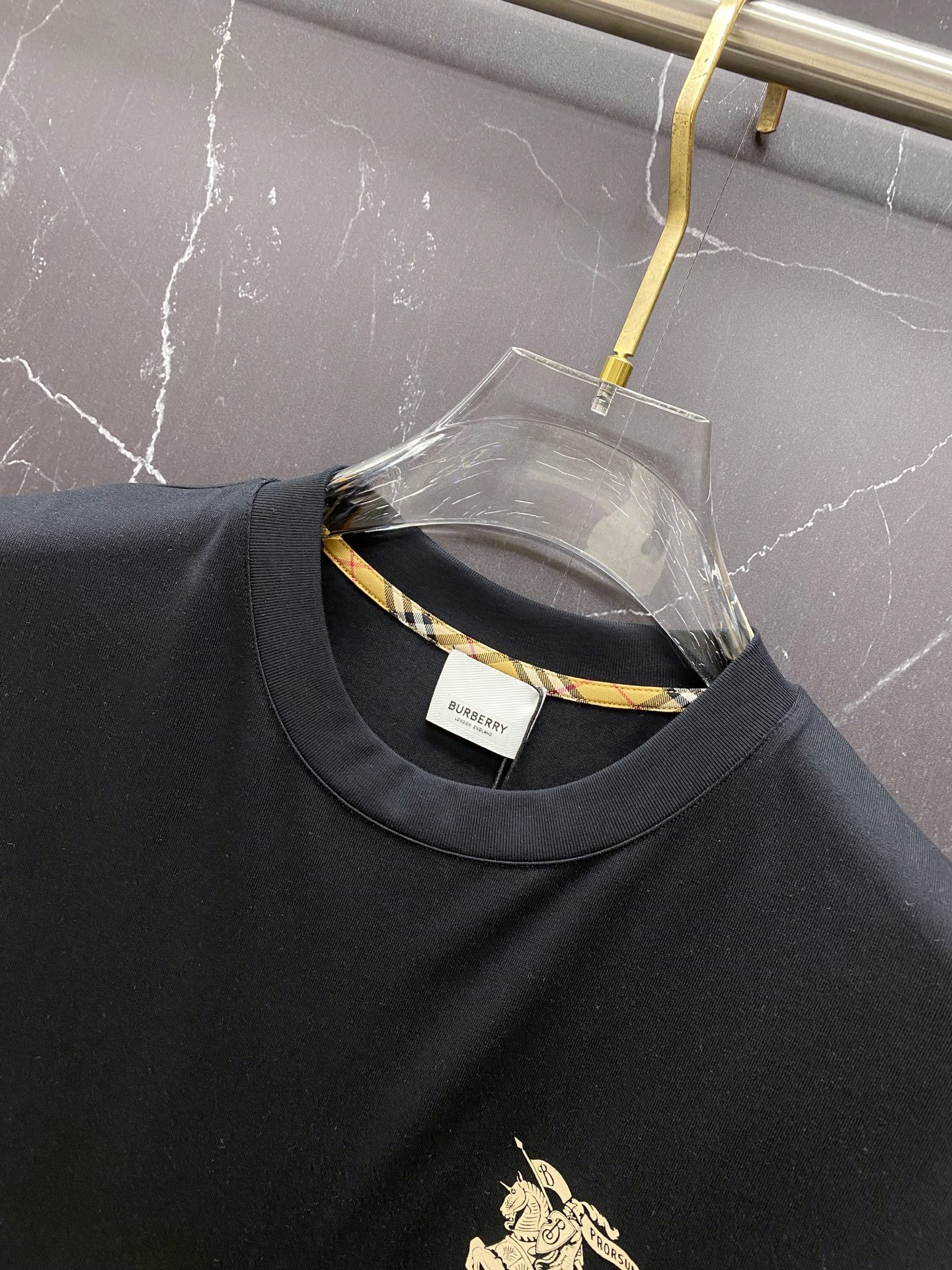 Burberry Basic Clothing Cotton Black S-l-xxl