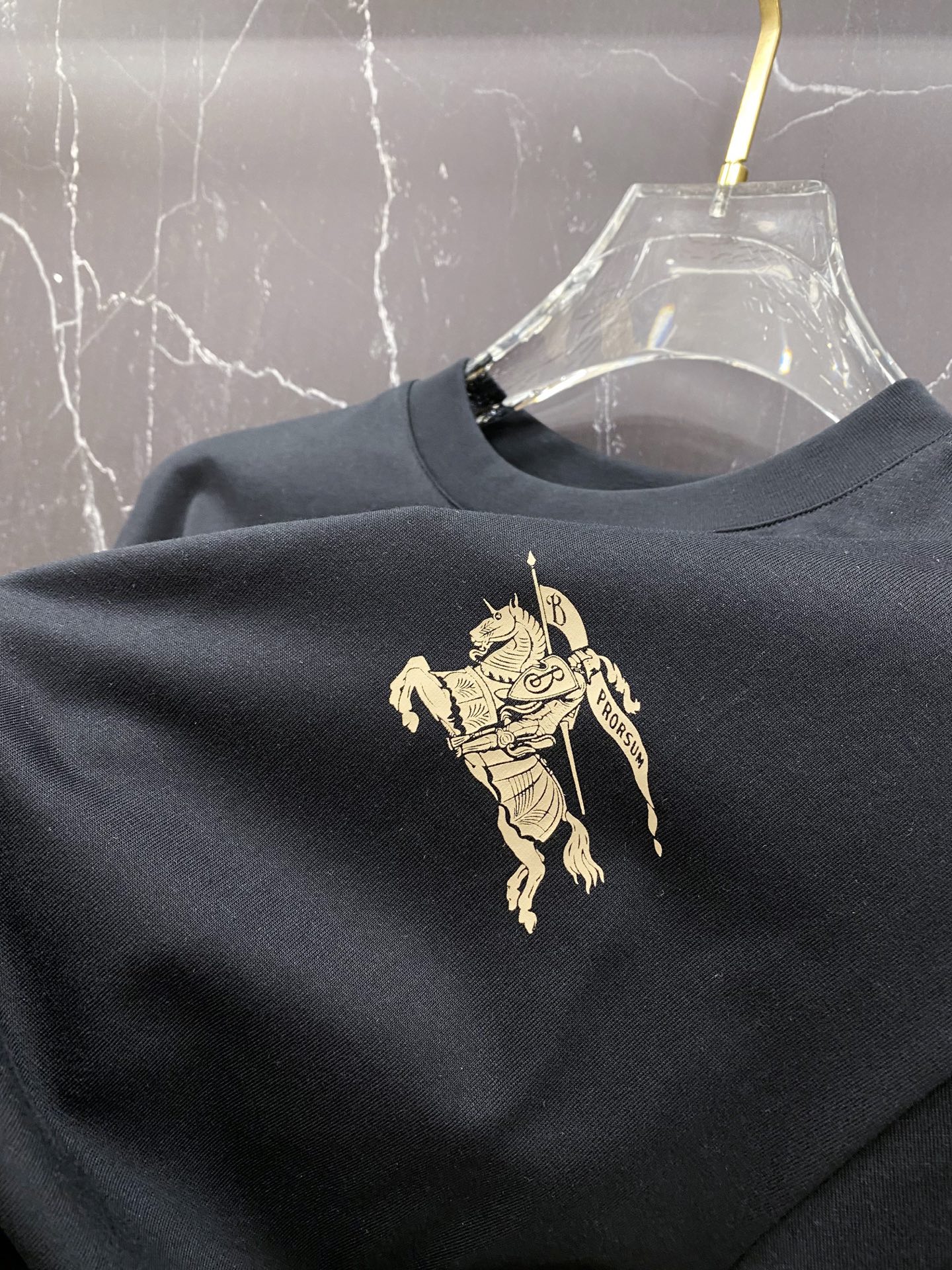 Burberry Basic Clothing Cotton Black S-l-xxl