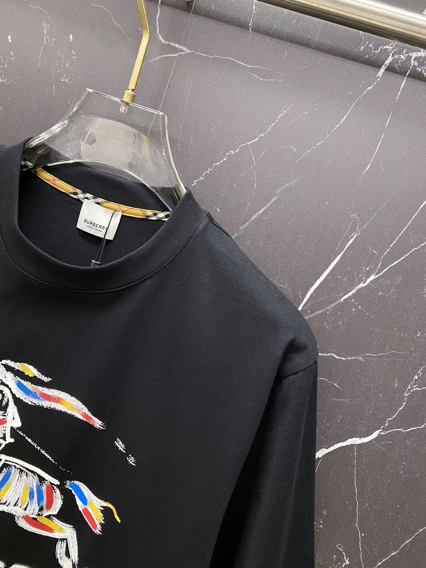 Burberry Basic Clothing Cotton Black S-l-xxl