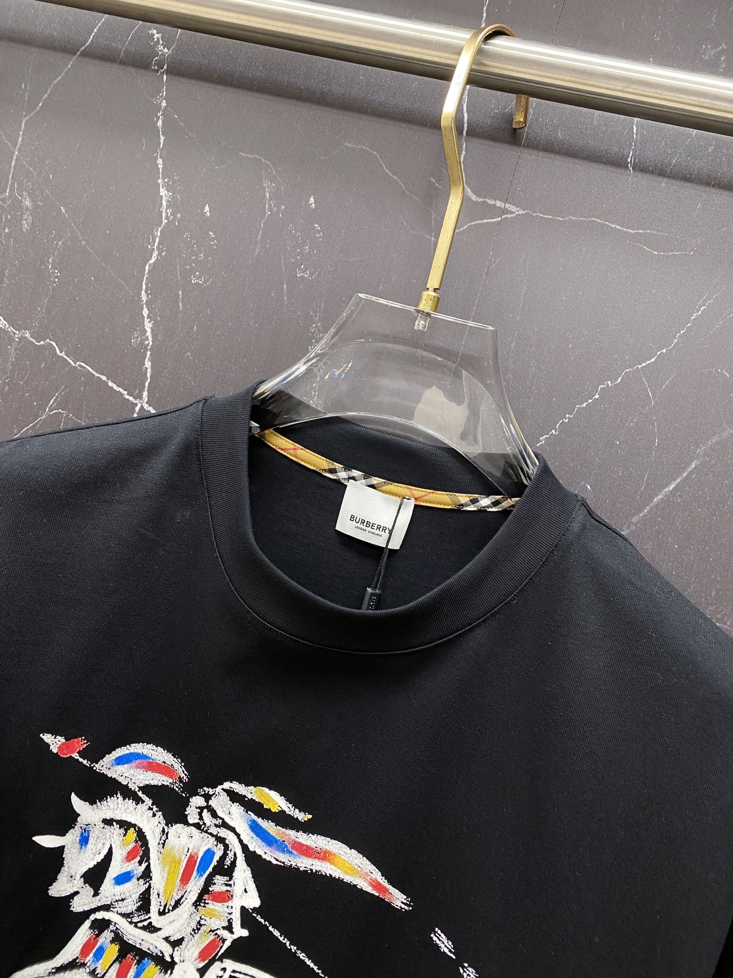 Burberry Basic Clothing Cotton Black S-l-xxl