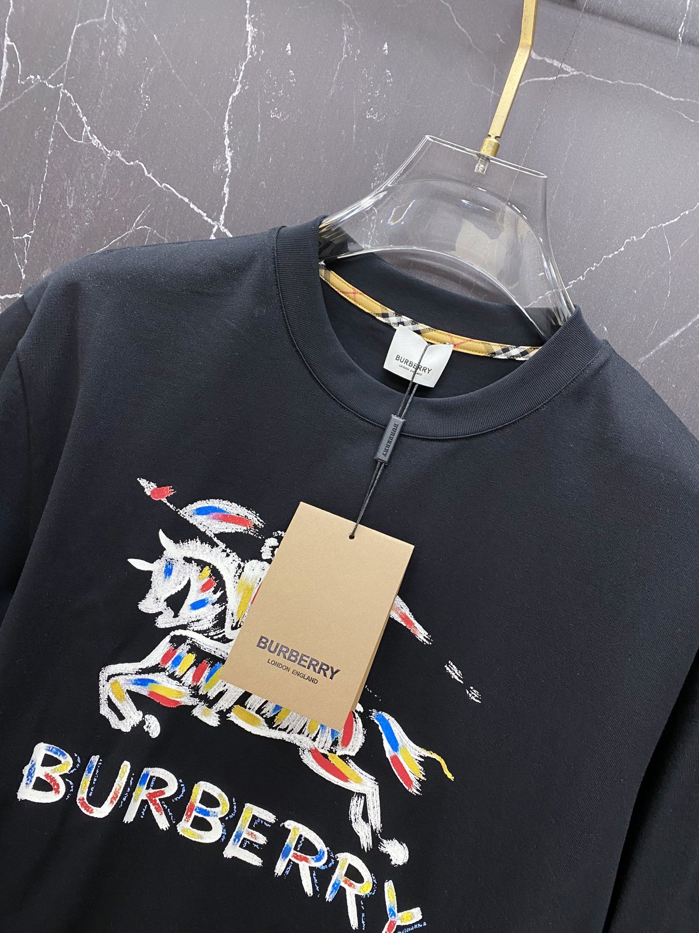 Burberry Basic Clothing Cotton Black S-l-xxl