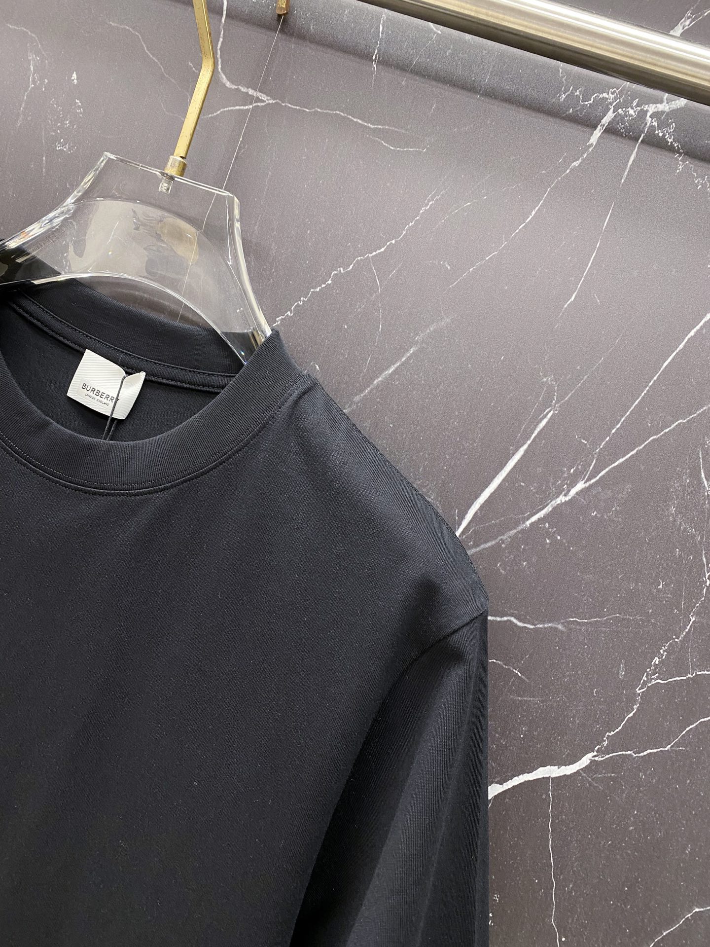 Burberry Basic Clothing Cotton Black S-l-xxl