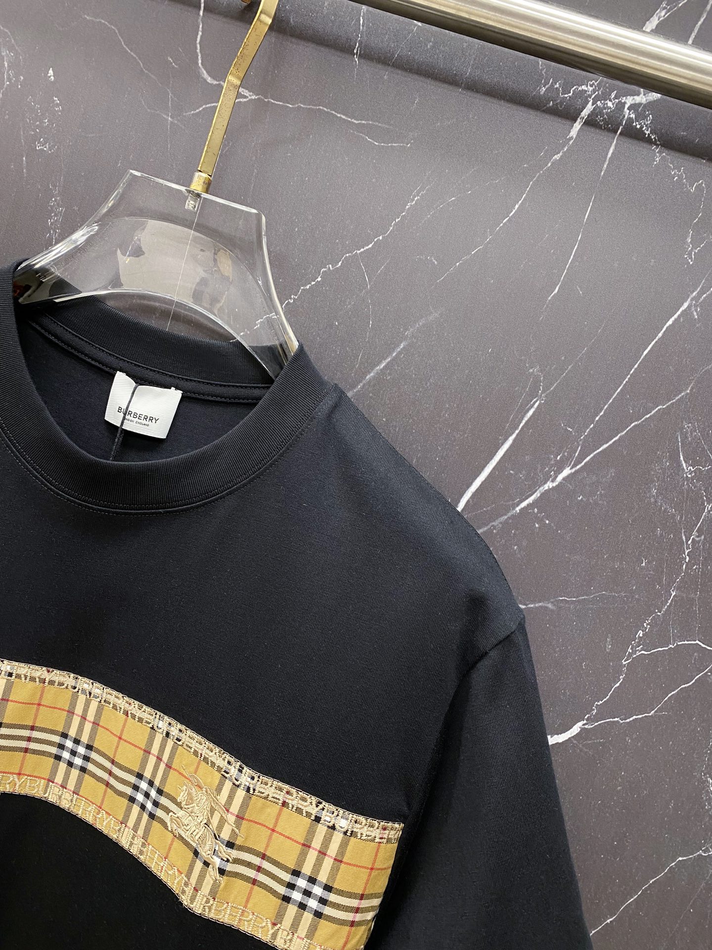 Burberry Basic Clothing Cotton Black S-l-xxl