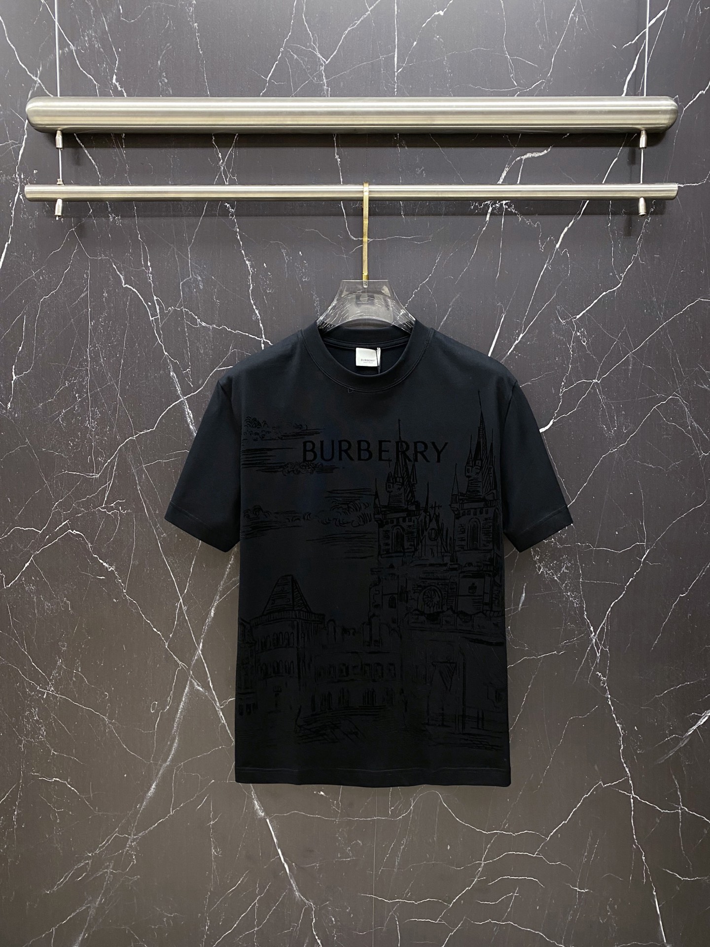 Burberry Basic Clothing Cotton Black S-l-xxl