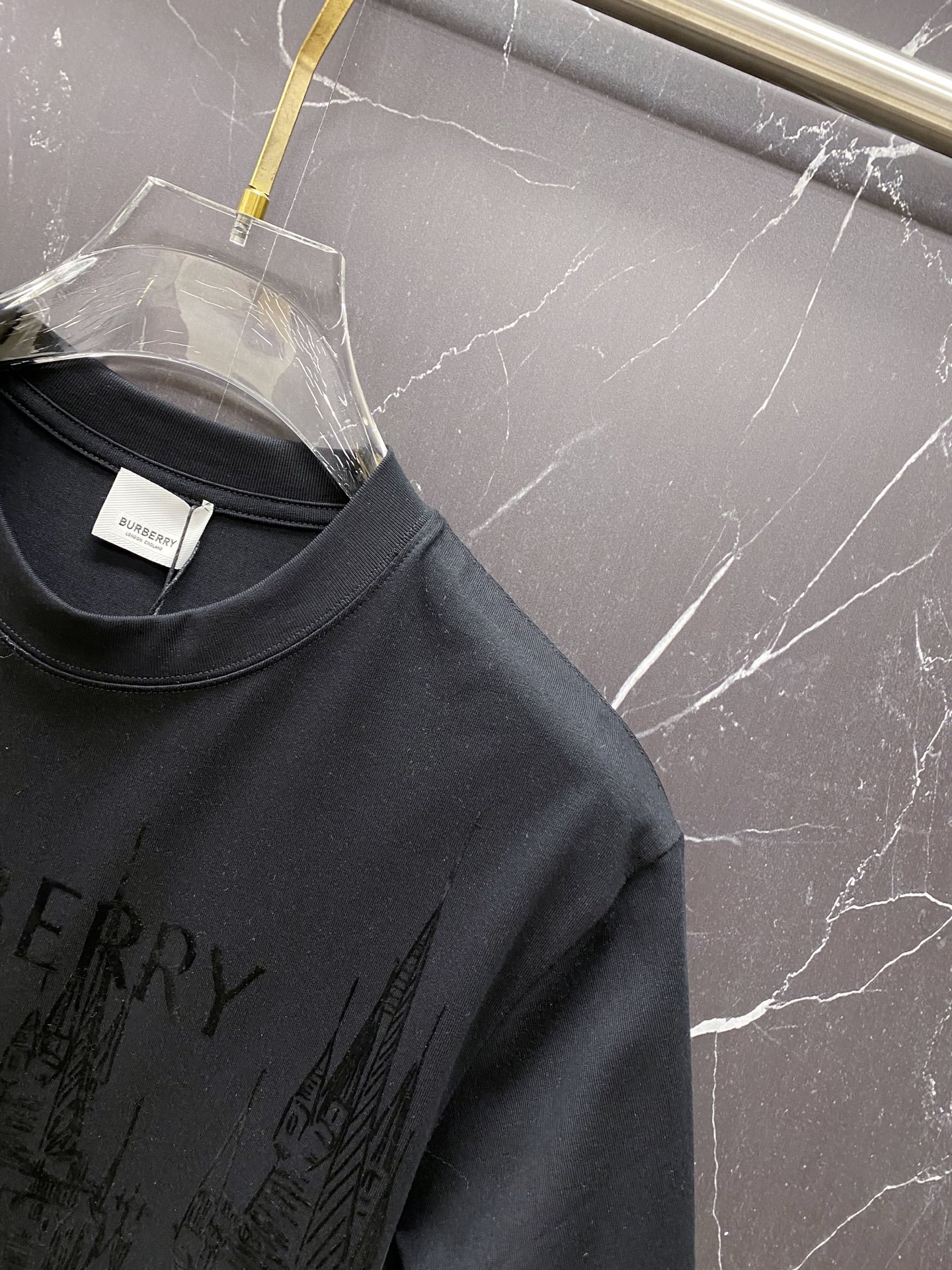 Burberry Basic Clothing Cotton Black S-l-xxl