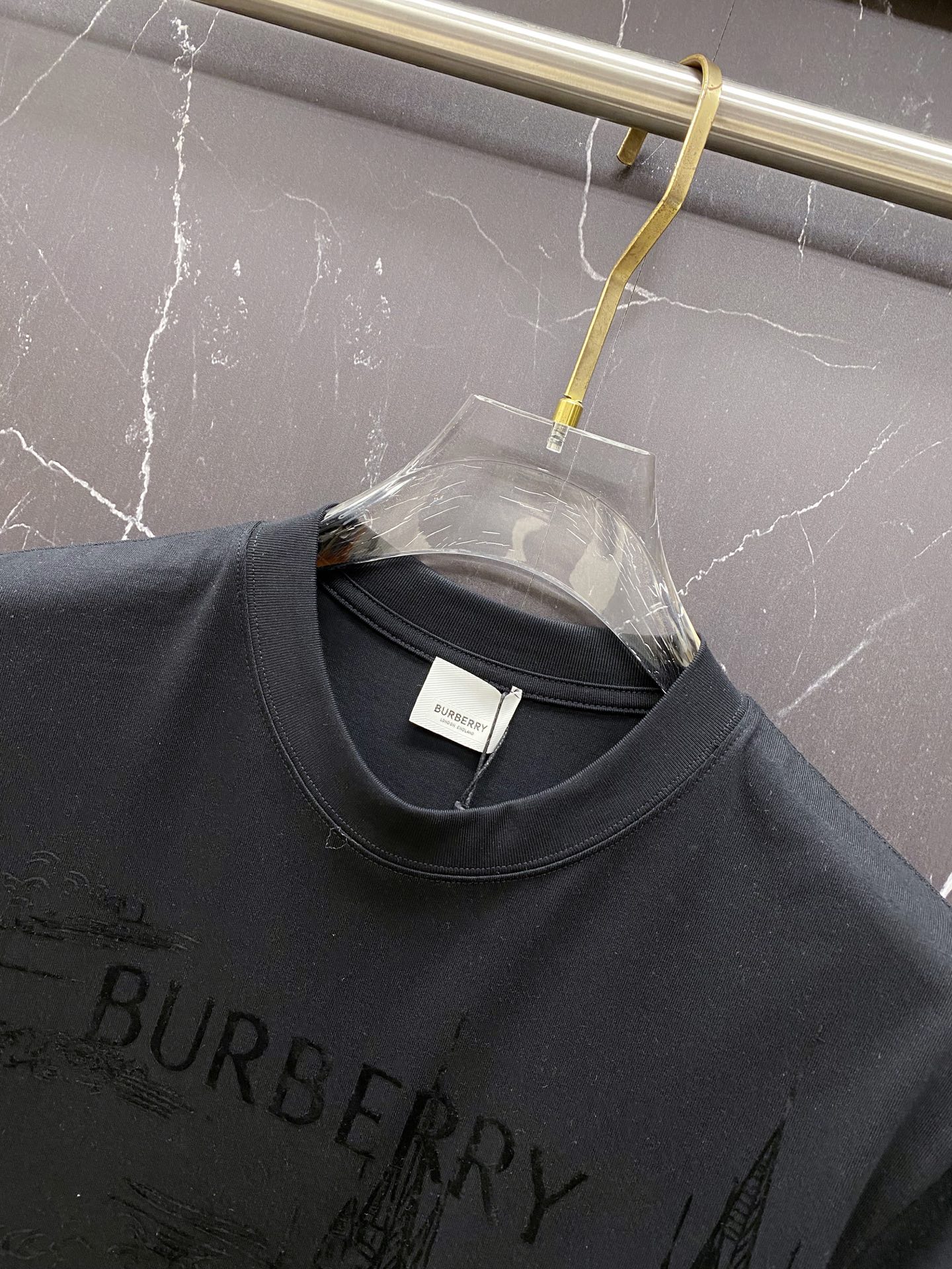 Burberry Basic Clothing Cotton Black S-l-xxl