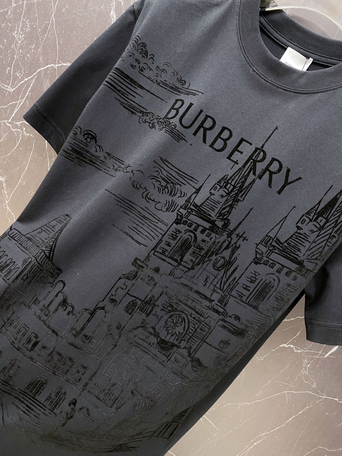 Burberry Basic Clothing Cotton Black S-l-xxl