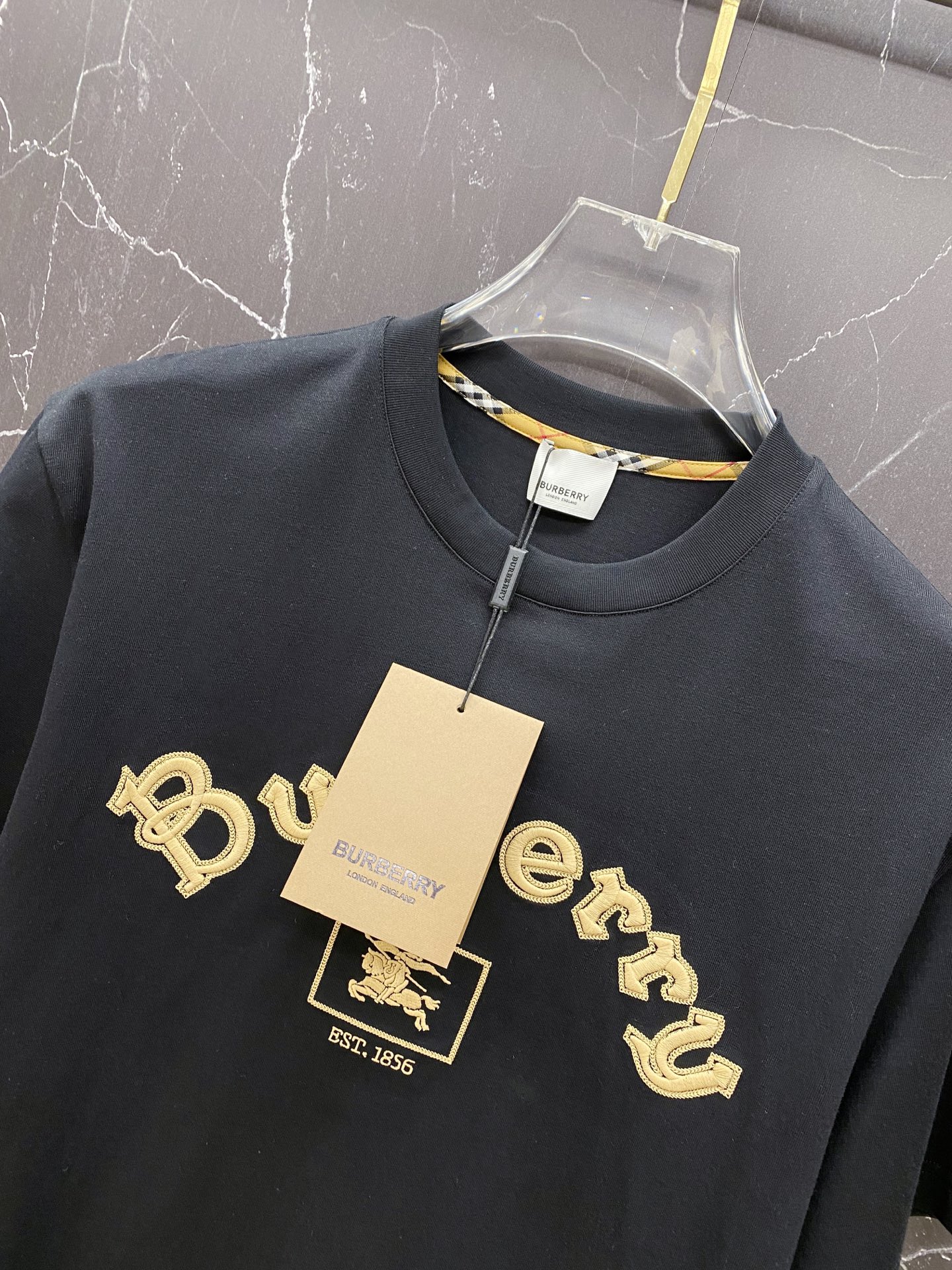 Burberry Basic Clothing Cotton Black S-l-xxl