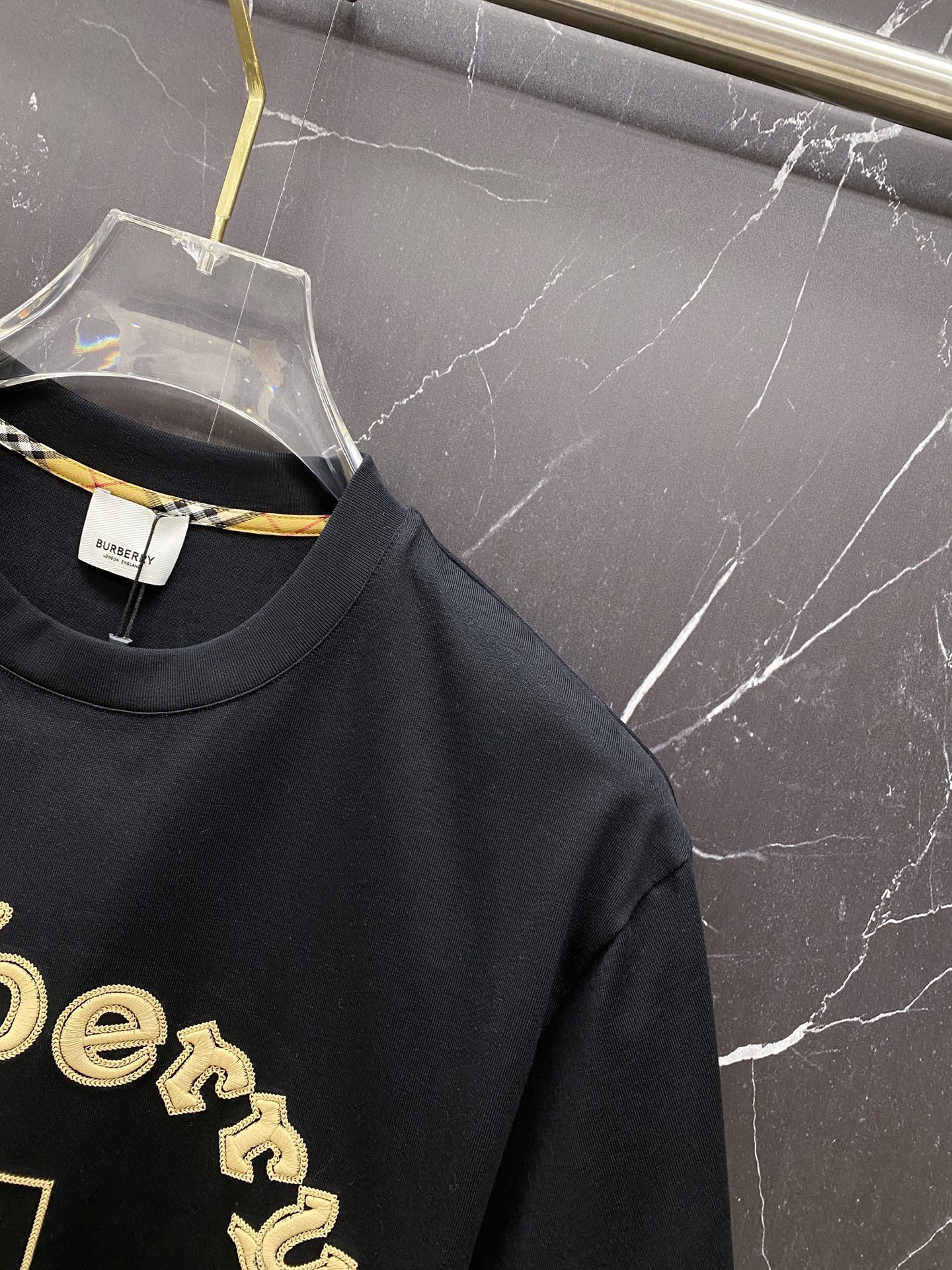 Burberry Basic Clothing Cotton Black S-l-xxl