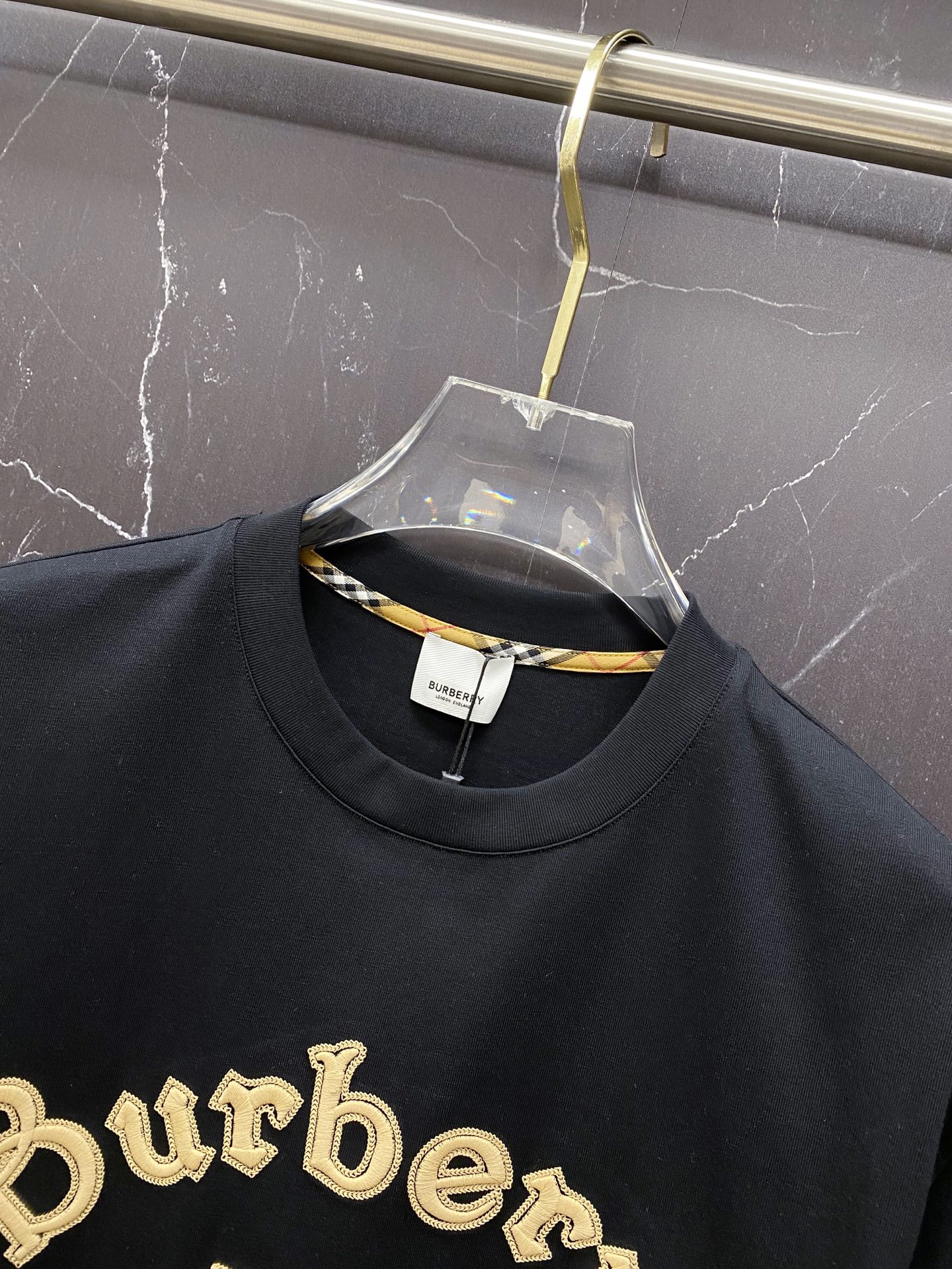 Burberry Basic Clothing Cotton Black S-l-xxl