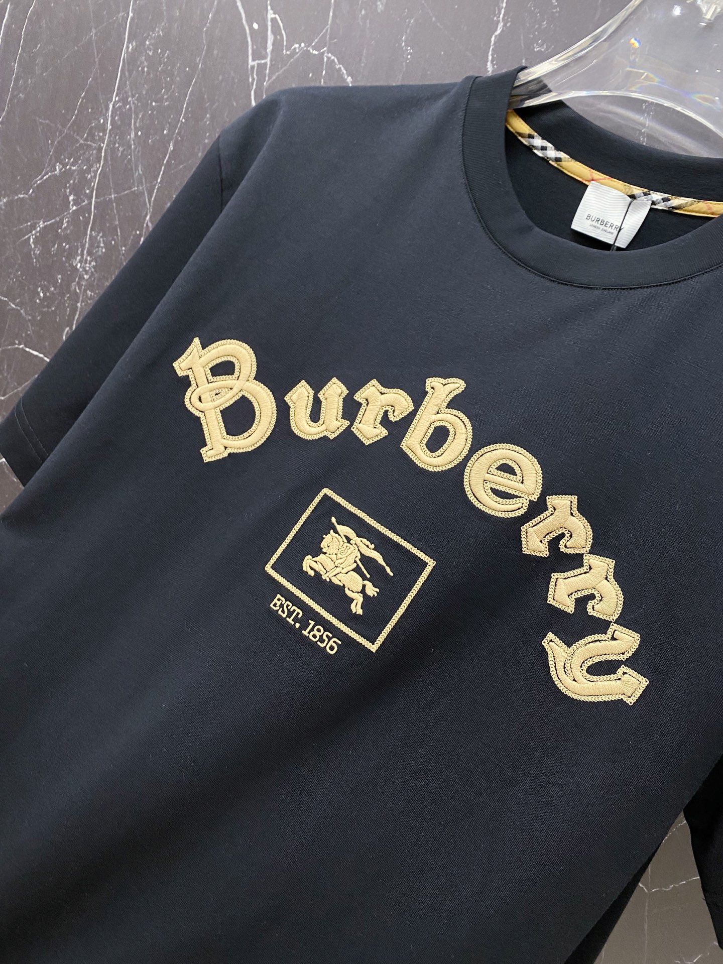 Burberry Basic Clothing Cotton Black S-l-xxl