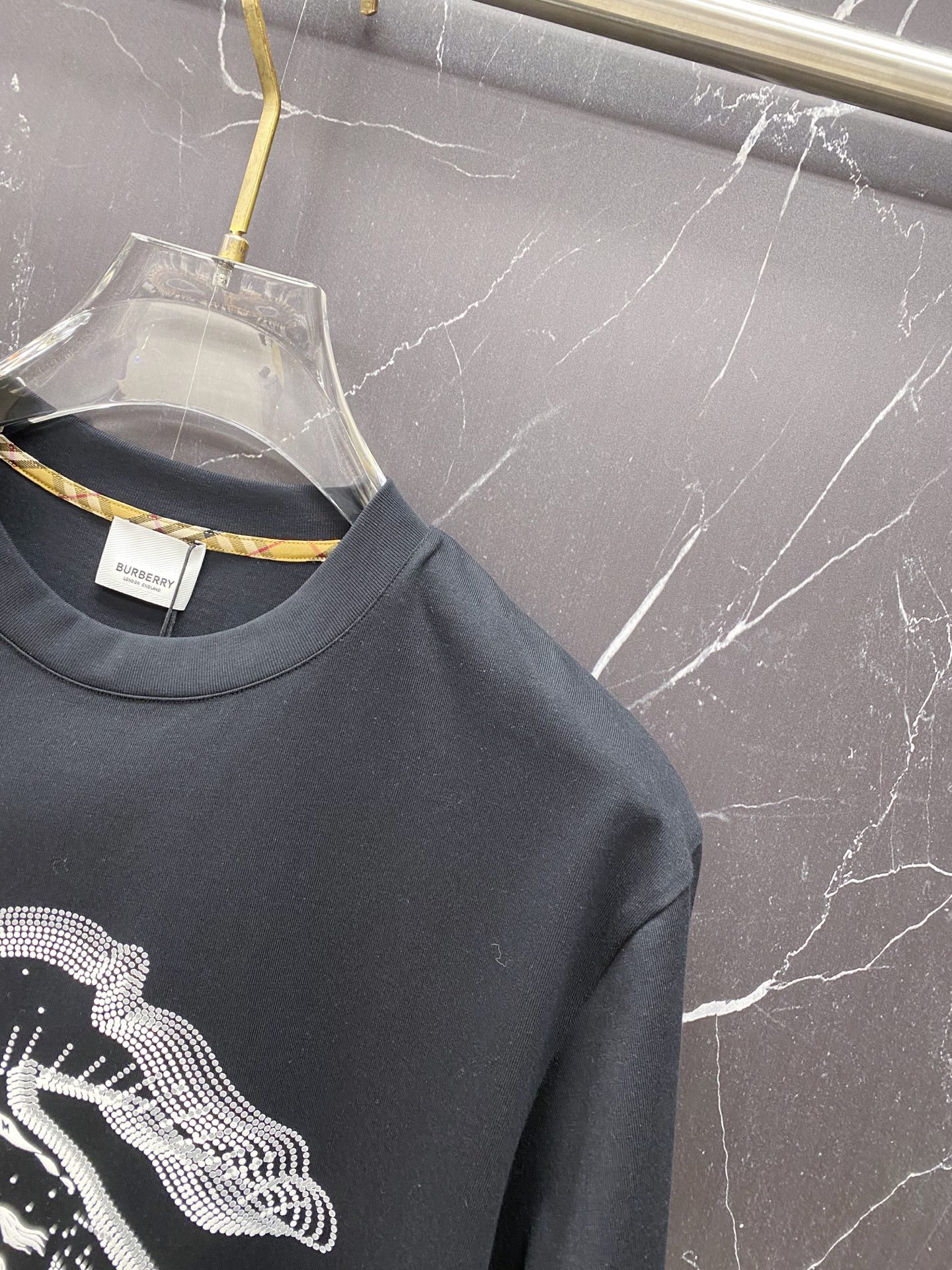 Burberry Basic Clothing Cotton Black S-l-xxl