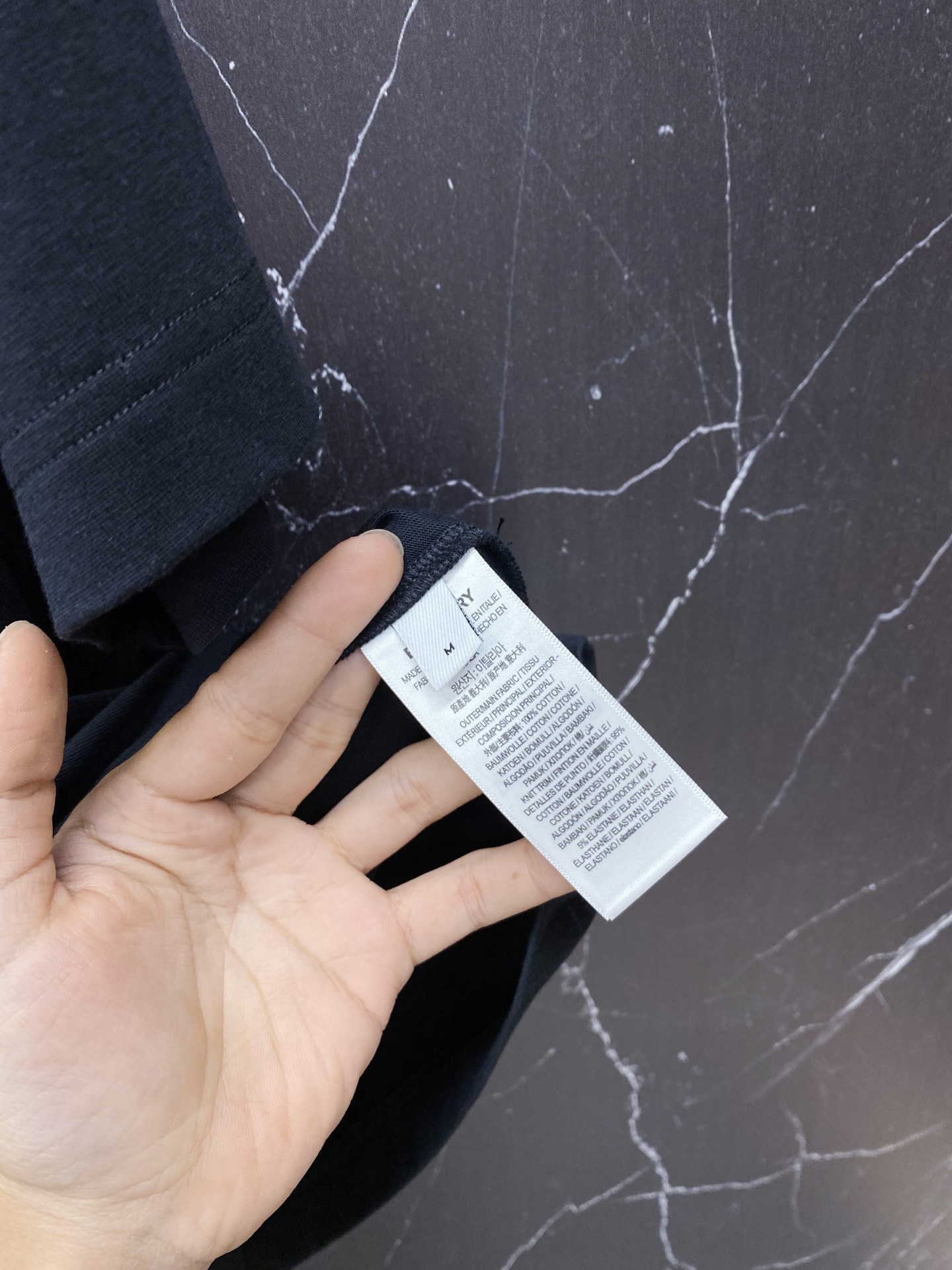 Burberry Basic Clothing Cotton Black S-l-xxl