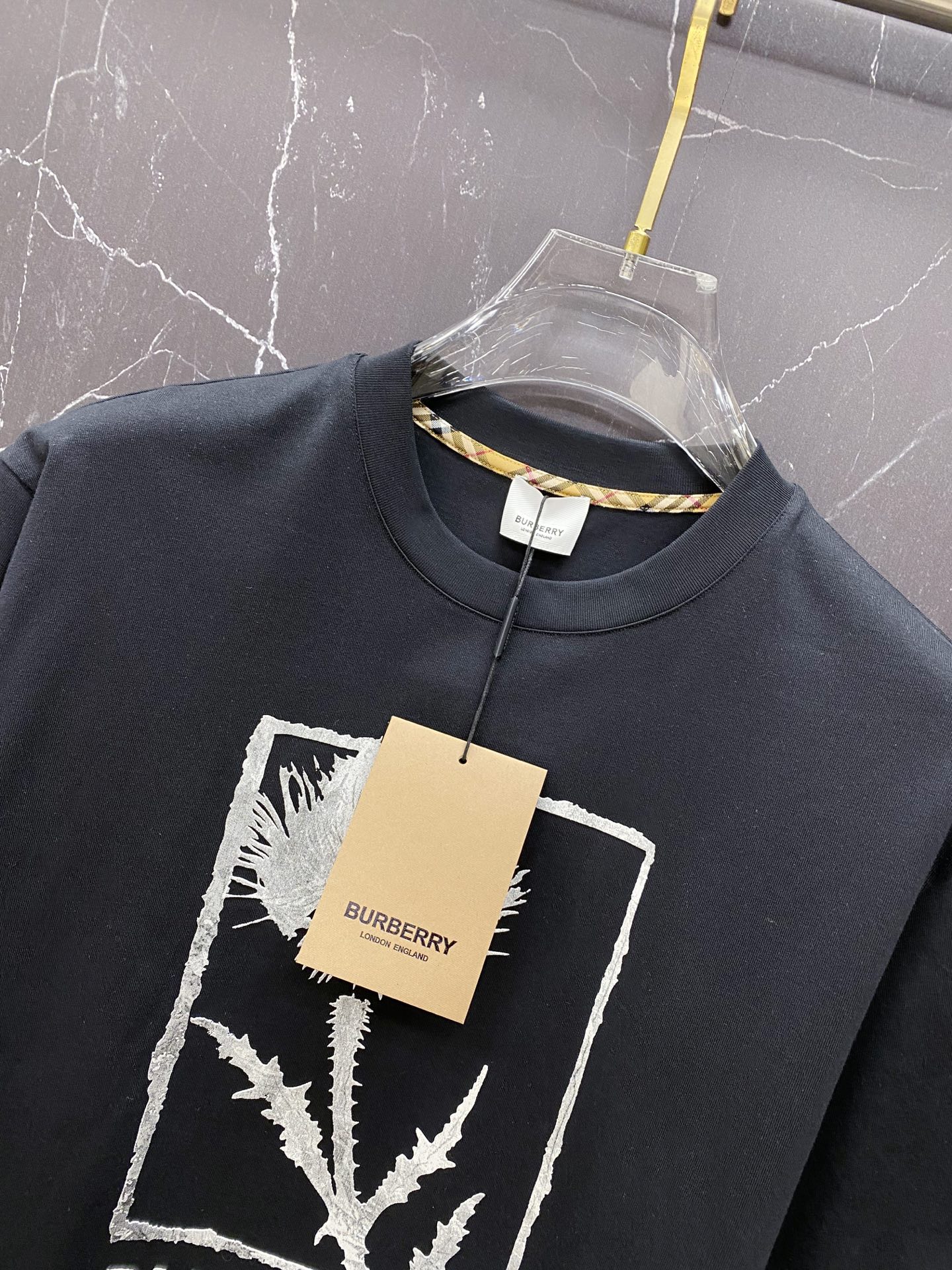 Burberry Basic Clothing Cotton Black S-l-xxl