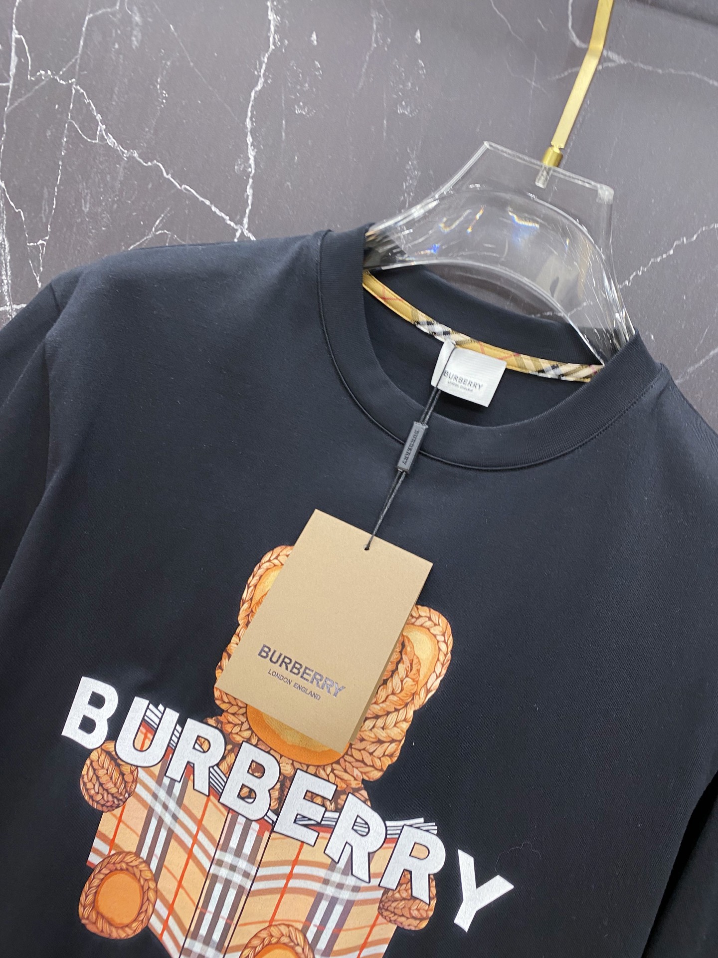 Burberry Basic Clothing Cotton Black S-l-xxl