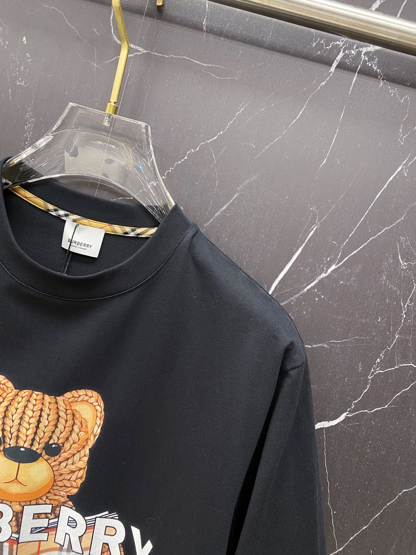 Burberry Basic Clothing Cotton Black S-l-xxl