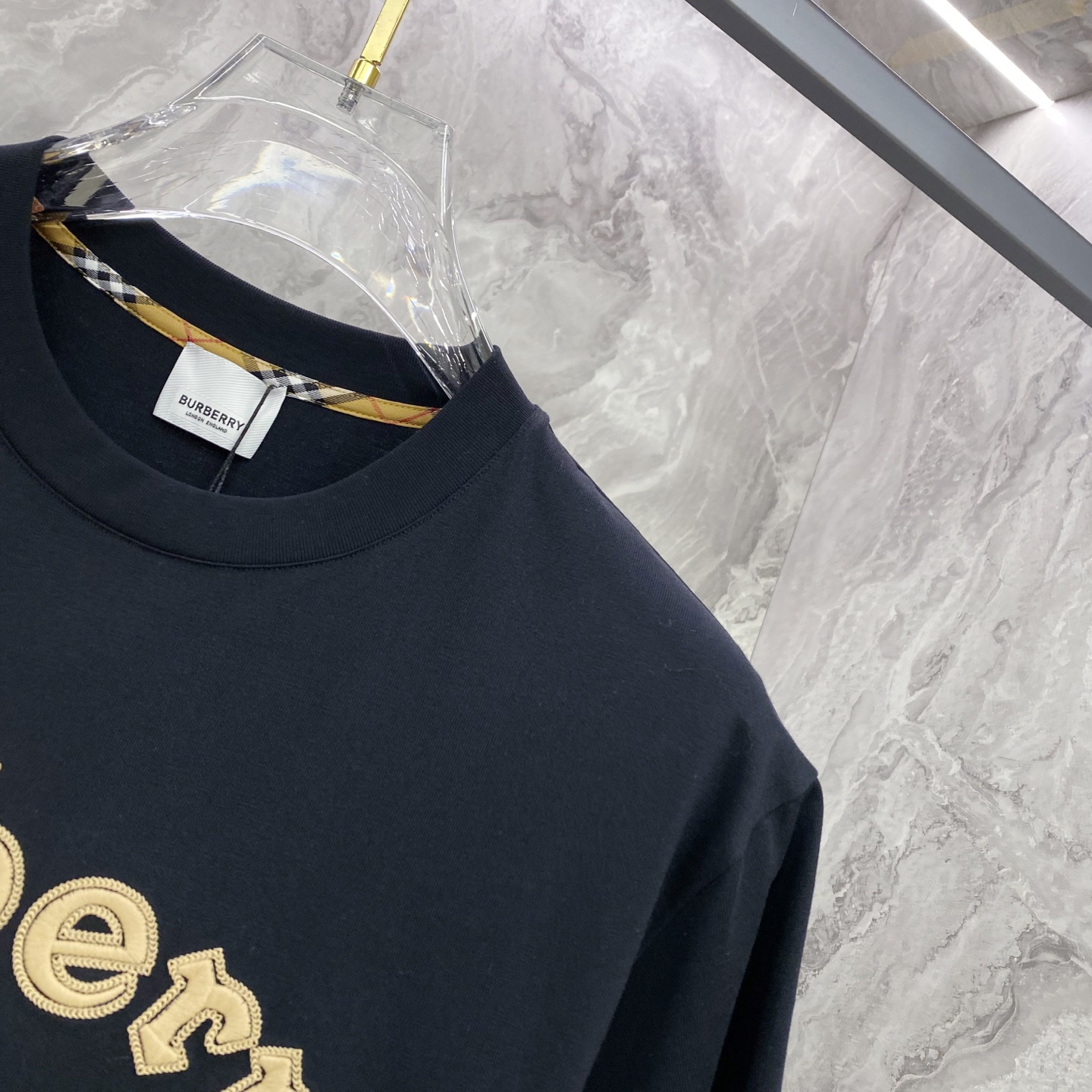 Burberry Basic Clothing Cotton Black S-l-xxl