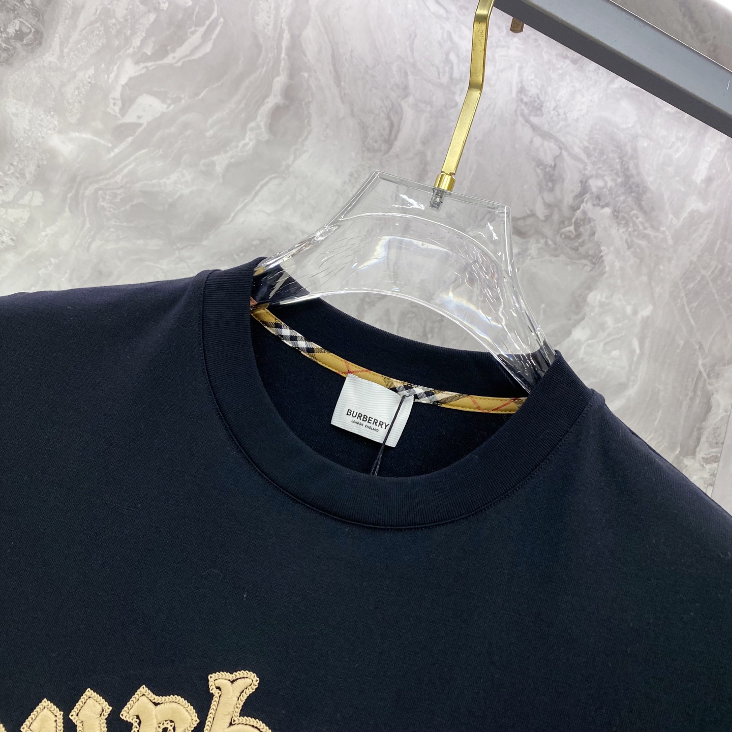 Burberry Basic Clothing Cotton Black S-l-xxl