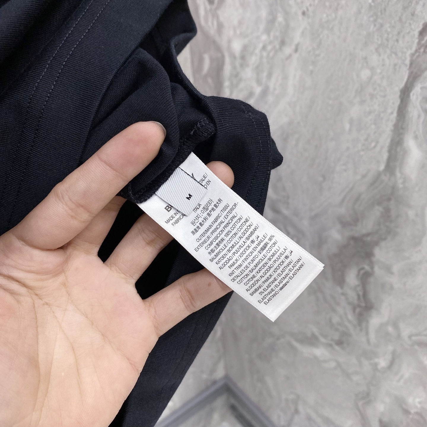 Burberry Basic Clothing Cotton Black S-l-xxl