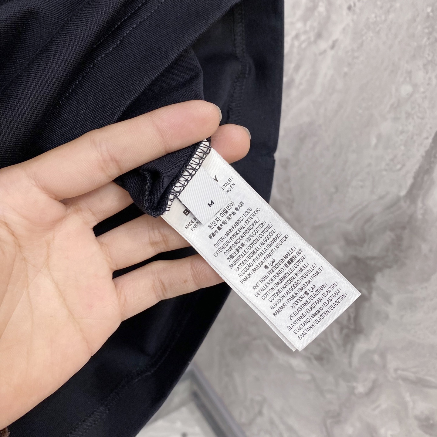 Burberry Basic Clothing Cotton Black S-l-xxl