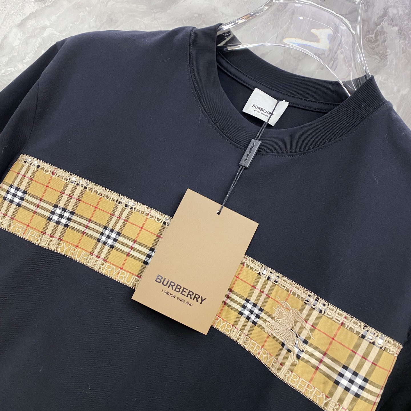 Burberry Basic Clothing Cotton Black S-l-xxl