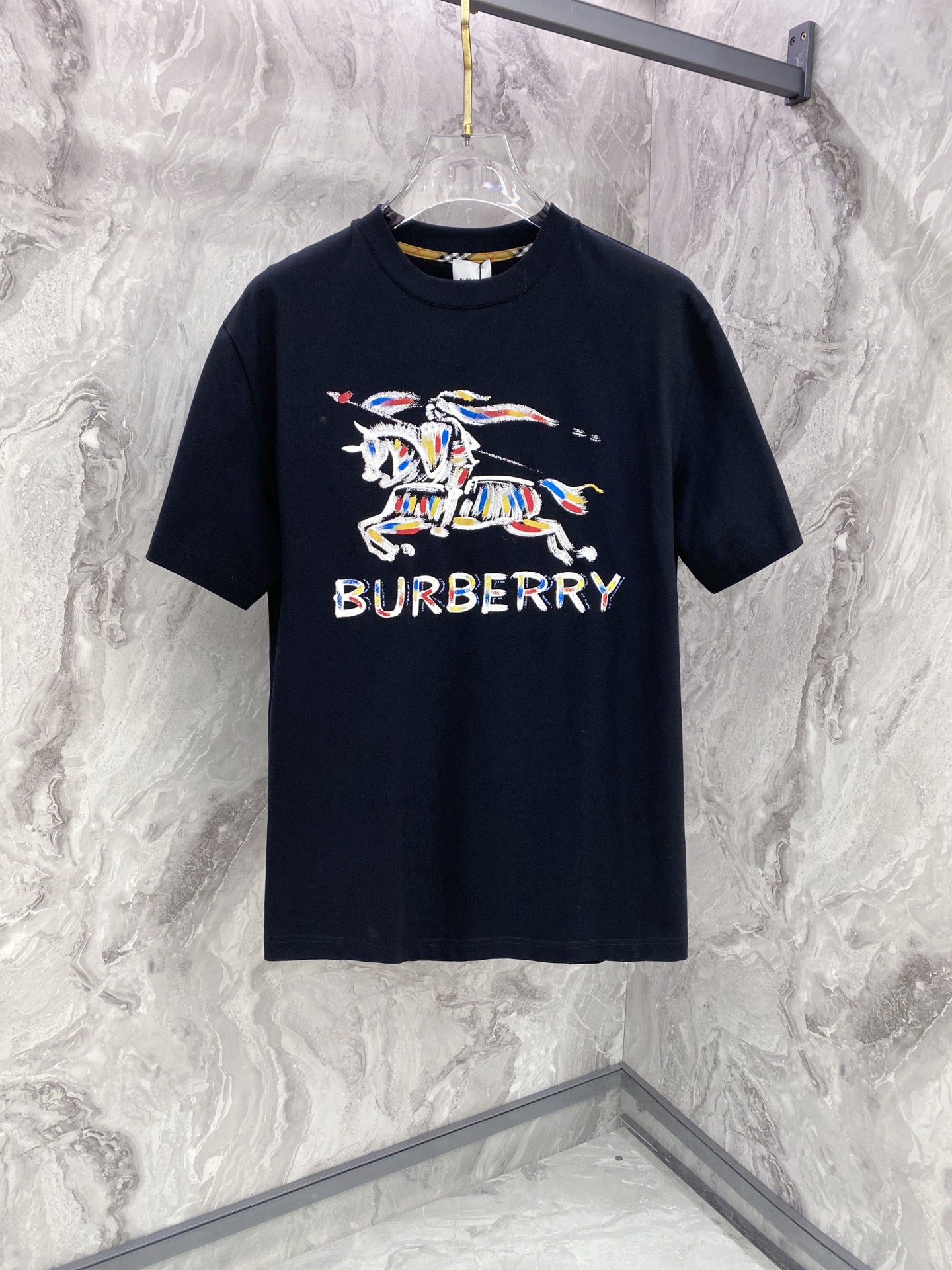 Burberry Basic Clothing Cotton Black S-l-xxl
