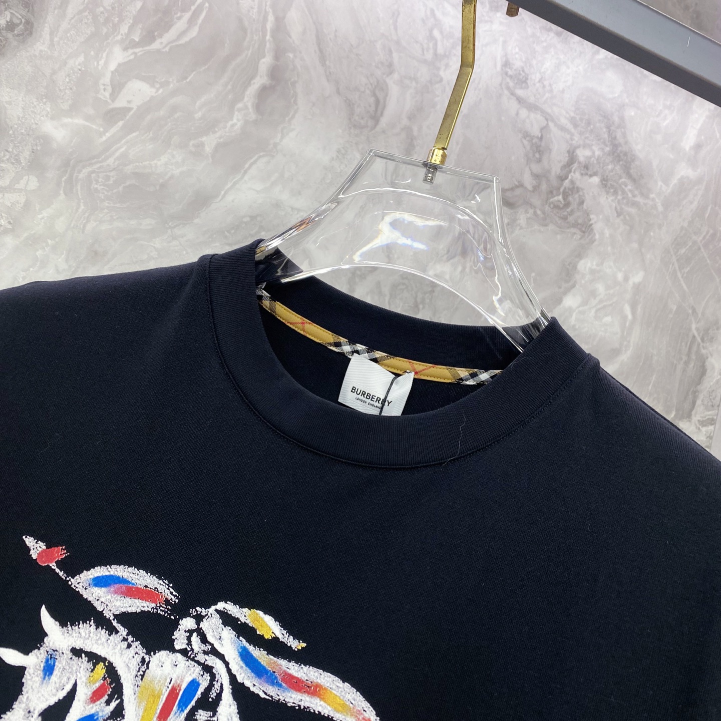 Burberry Basic Clothing Cotton Black S-l-xxl