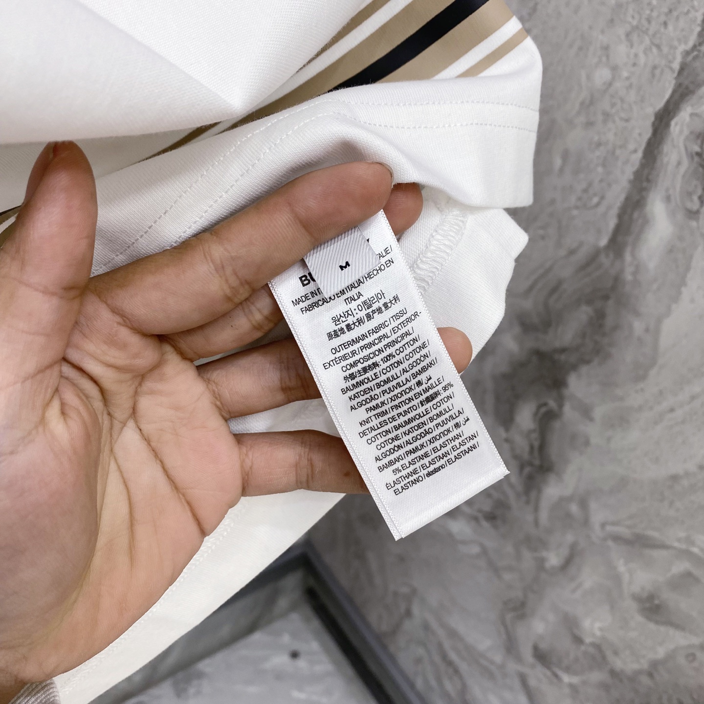 Burberry Basic Clothing Cotton Black S-l-xxl