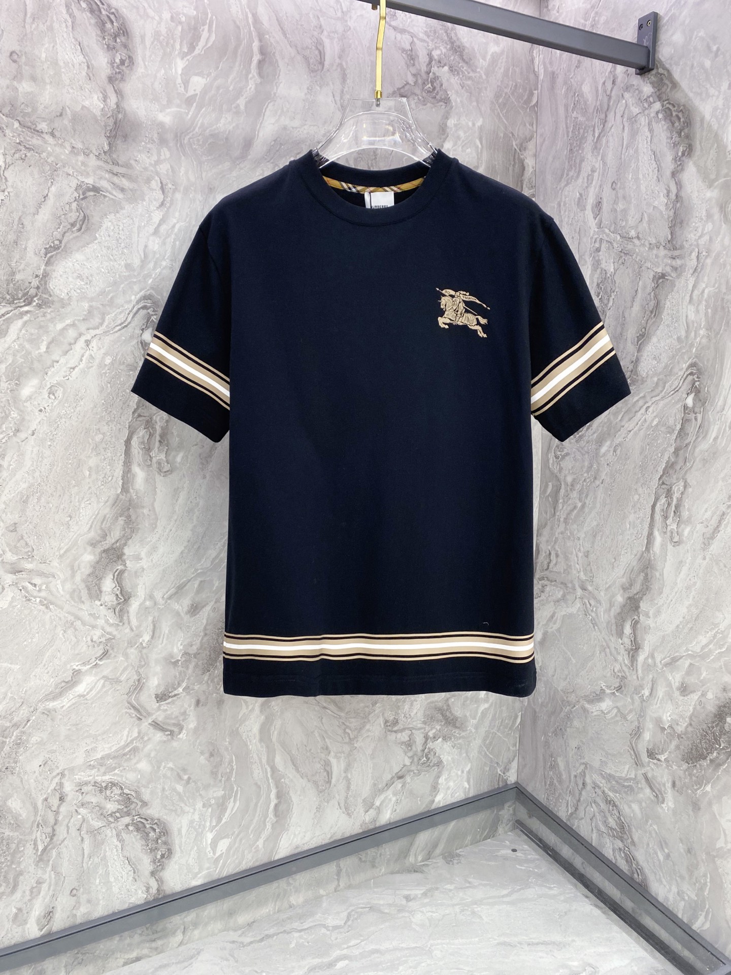 Burberry Basic Clothing Cotton Black S-l-xxl