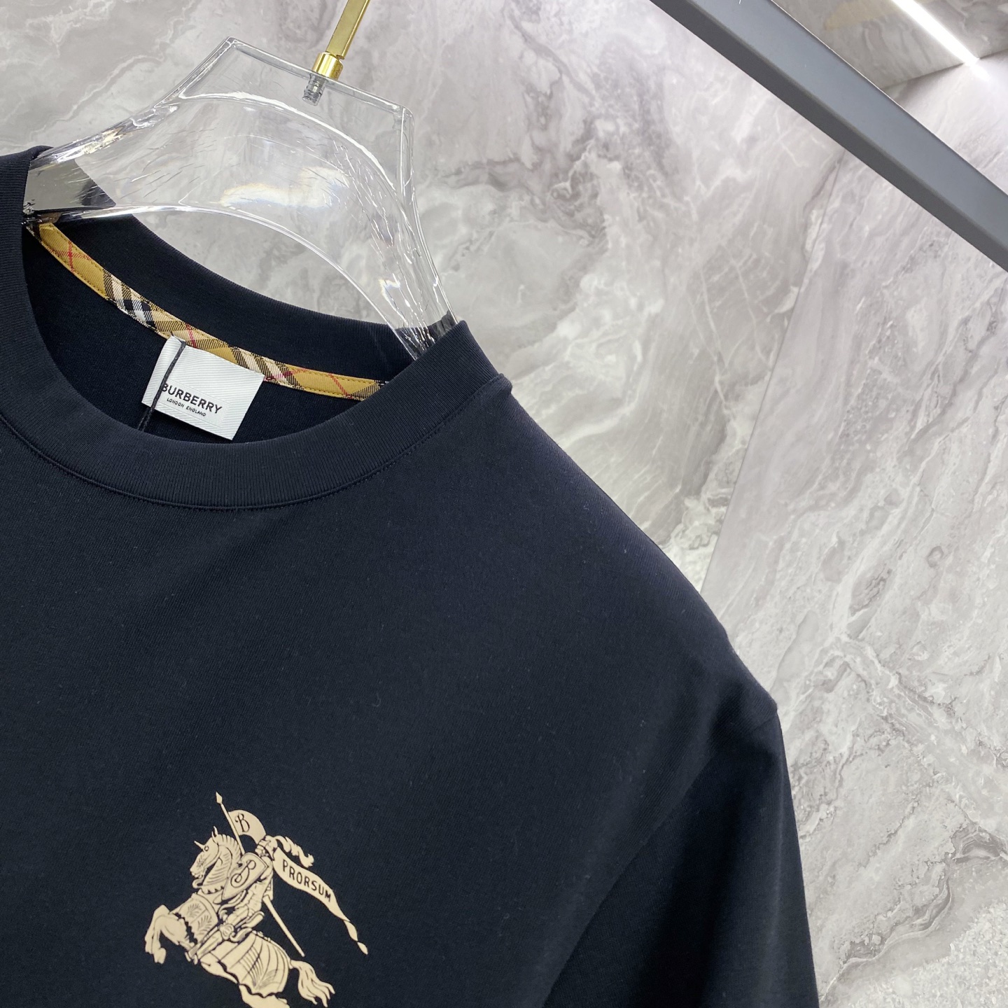 Burberry Basic Clothing Cotton Black S-l-xxl