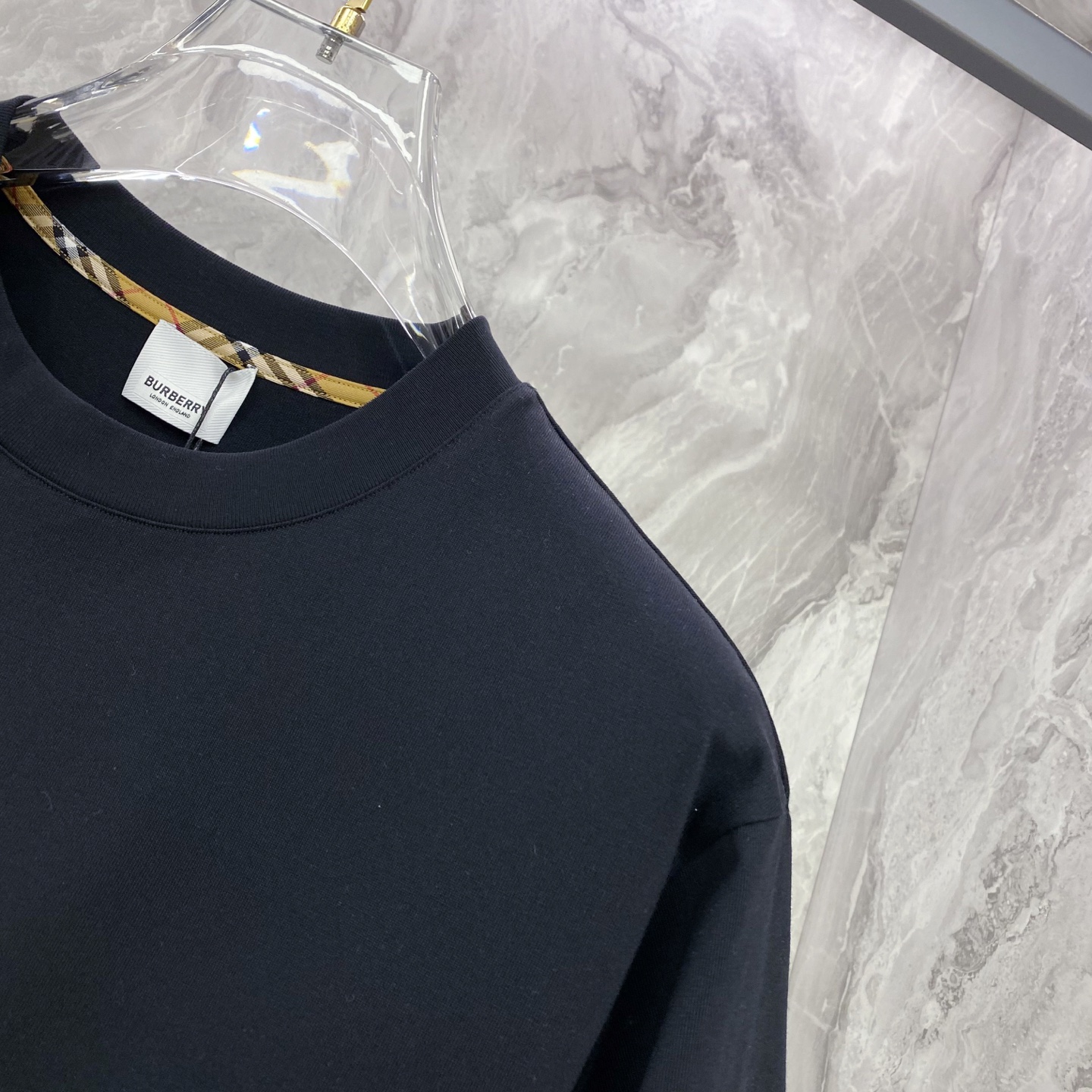 Burberry Basic Clothing Cotton Black S-l-xxl