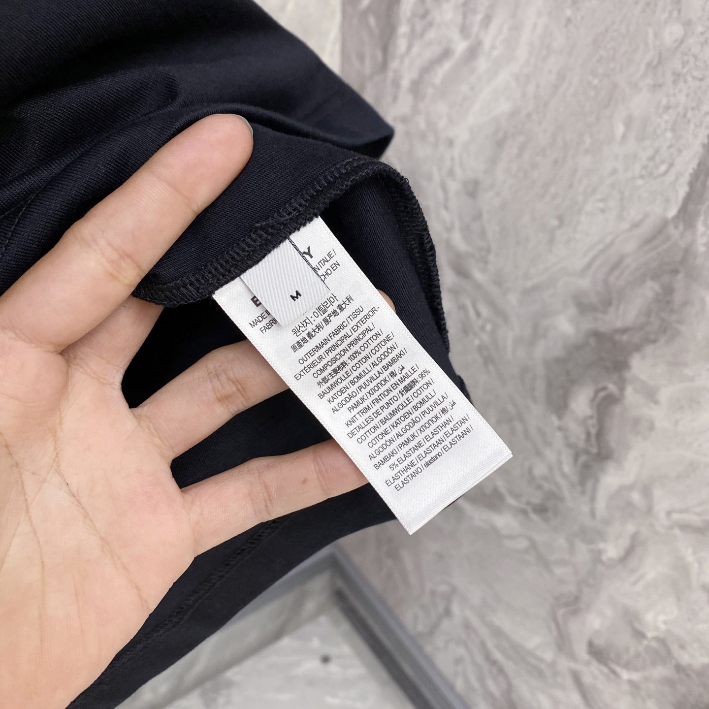 Burberry Basic Clothing Cotton Black S-l-xxl