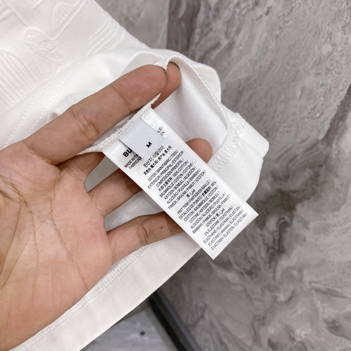 Burberry Basic Clothing Cotton Black S-l-xxl