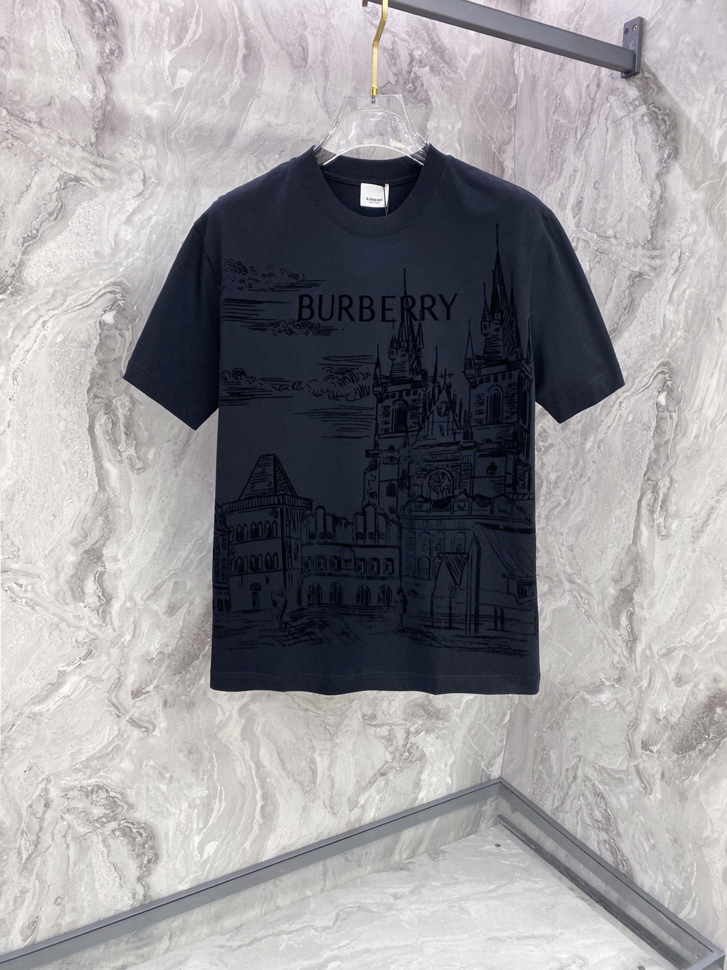 Burberry Basic Clothing Cotton Black S-l-xxl