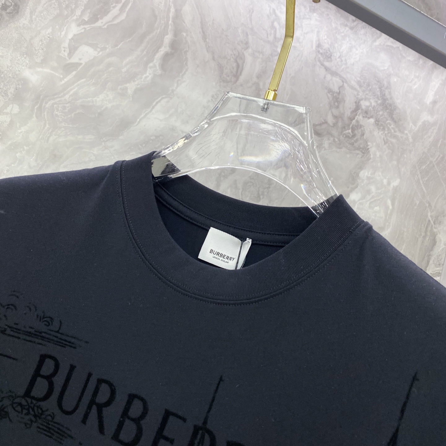 Burberry Basic Clothing Cotton Black S-l-xxl