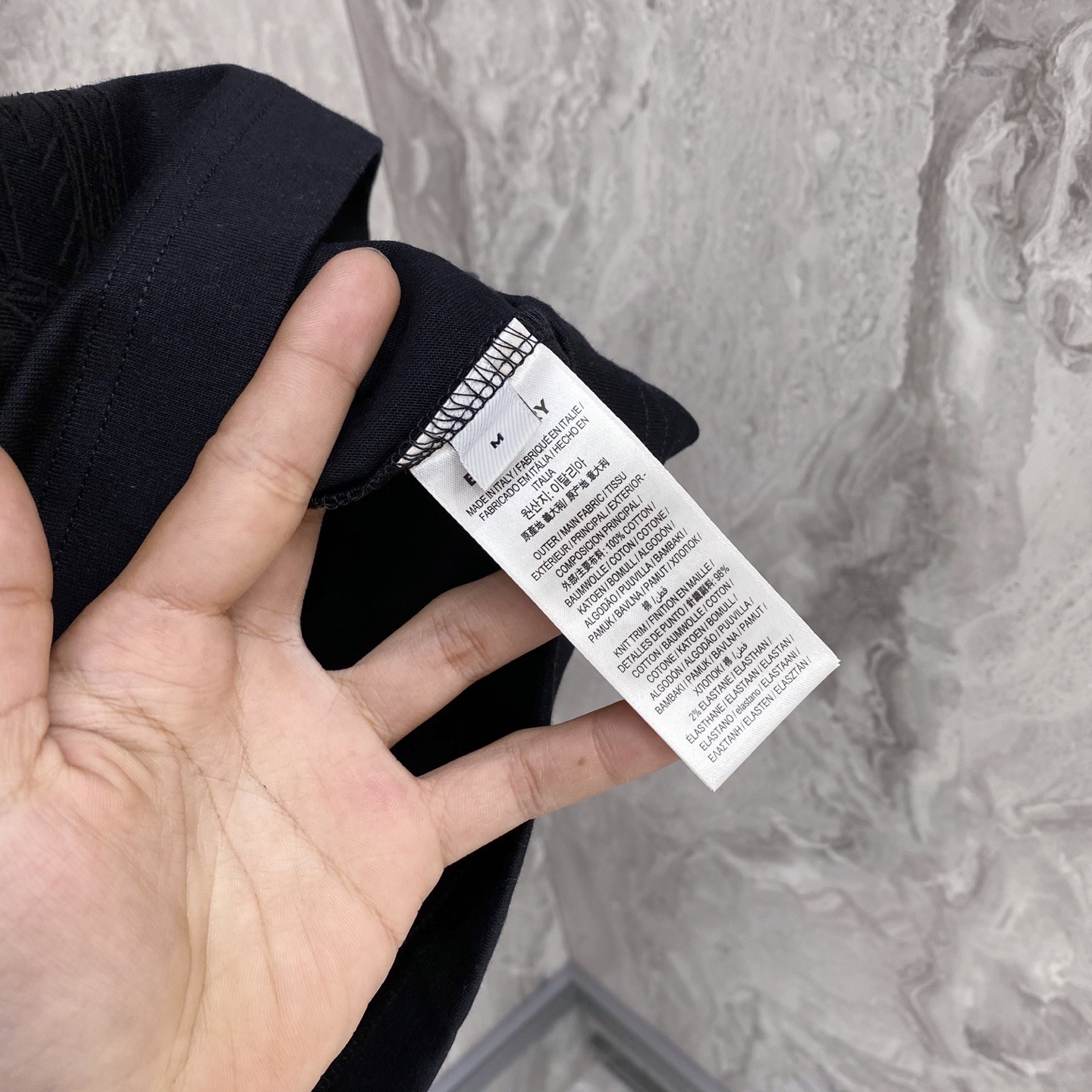 Burberry Basic Clothing Cotton Black S-l-xxl