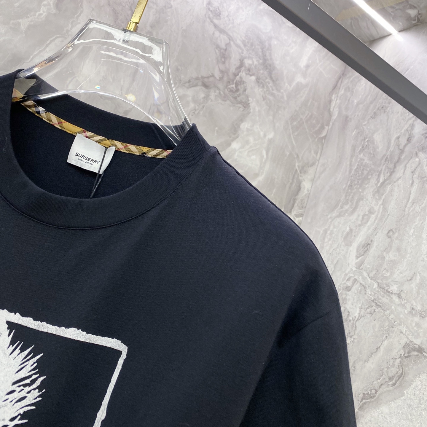 Burberry Basic Clothing Cotton Black S-l-xxl