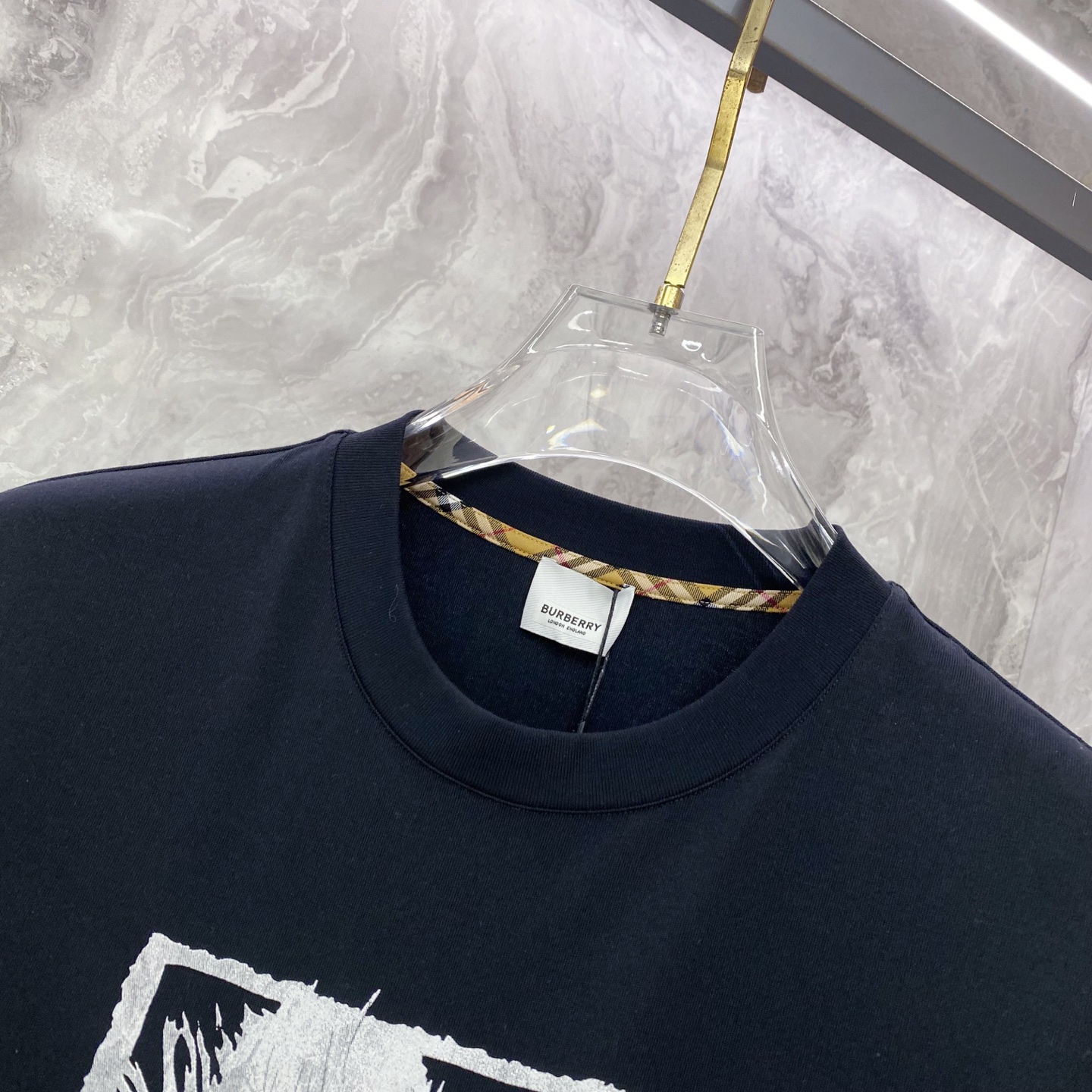 Burberry Basic Clothing Cotton Black S-l-xxl