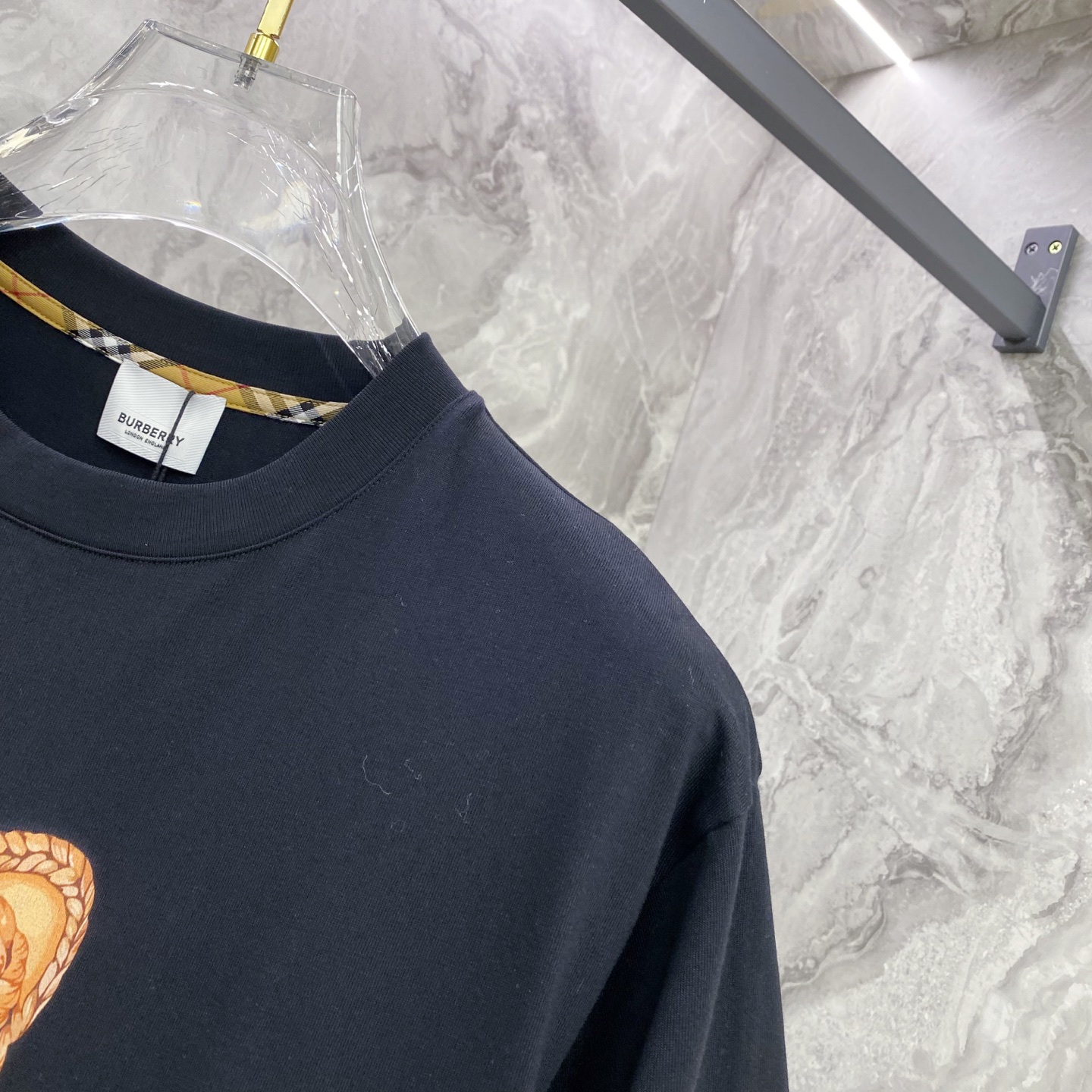 Burberry Basic Clothing Cotton Black S-l-xxl