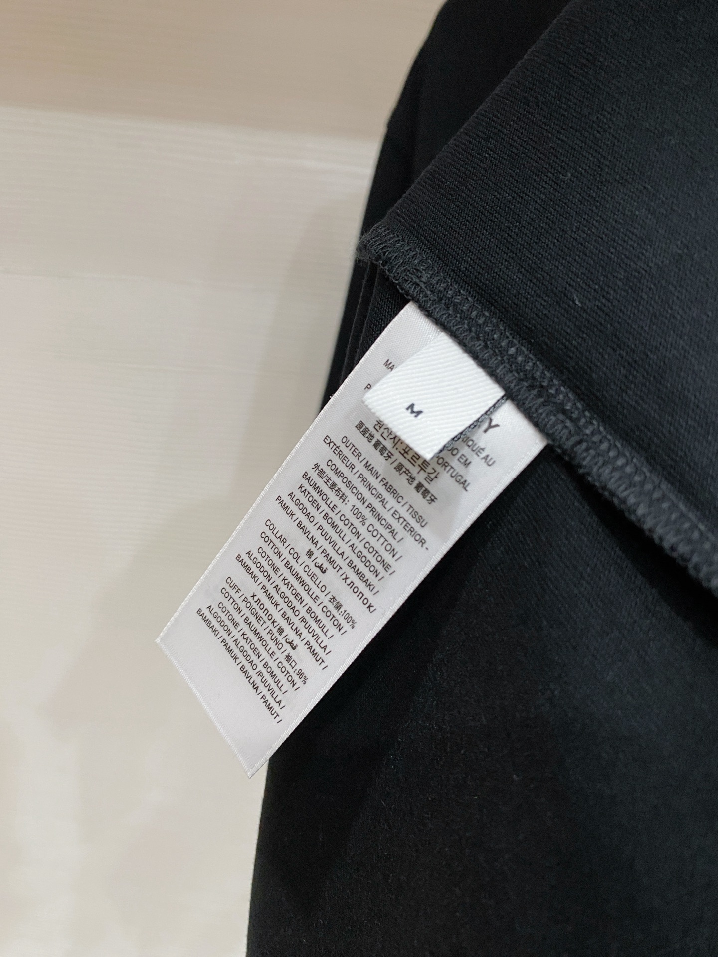 Burberry Basic Clothing Cotton Black S-l-xxl