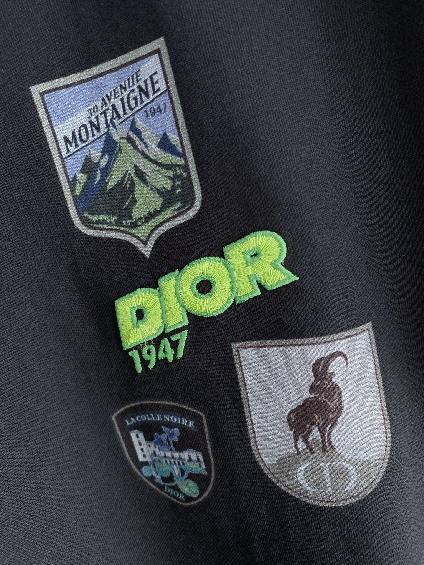 Dior Basic Clothing Cotton Black S-l-xxl