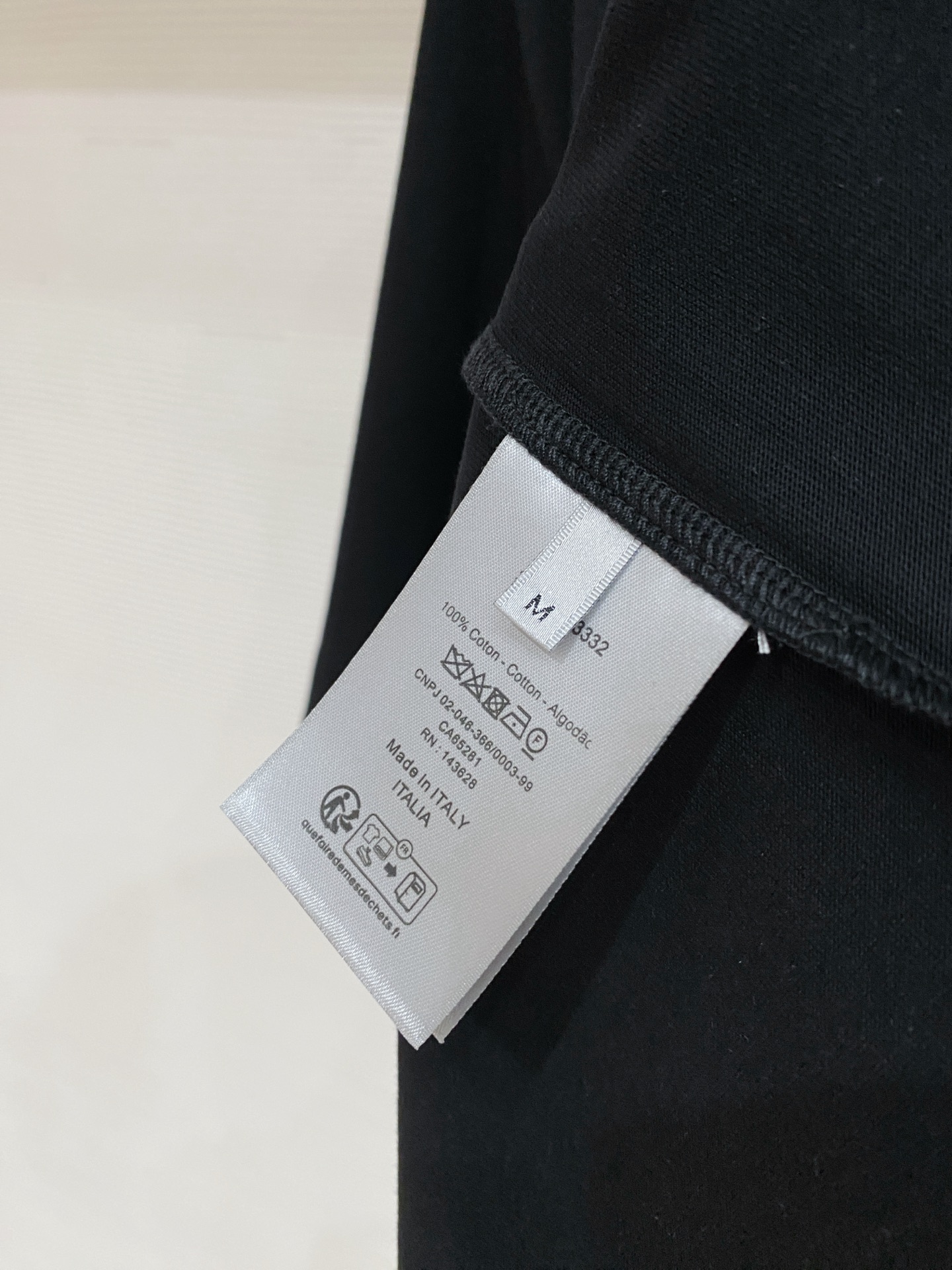 Dior Basic Clothing Cotton Black S-l-xxl