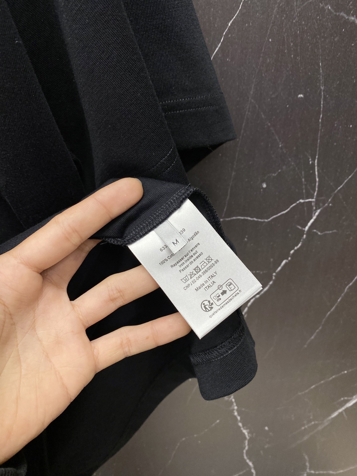 Dior Basic Clothing Cotton Black S-l-xxl