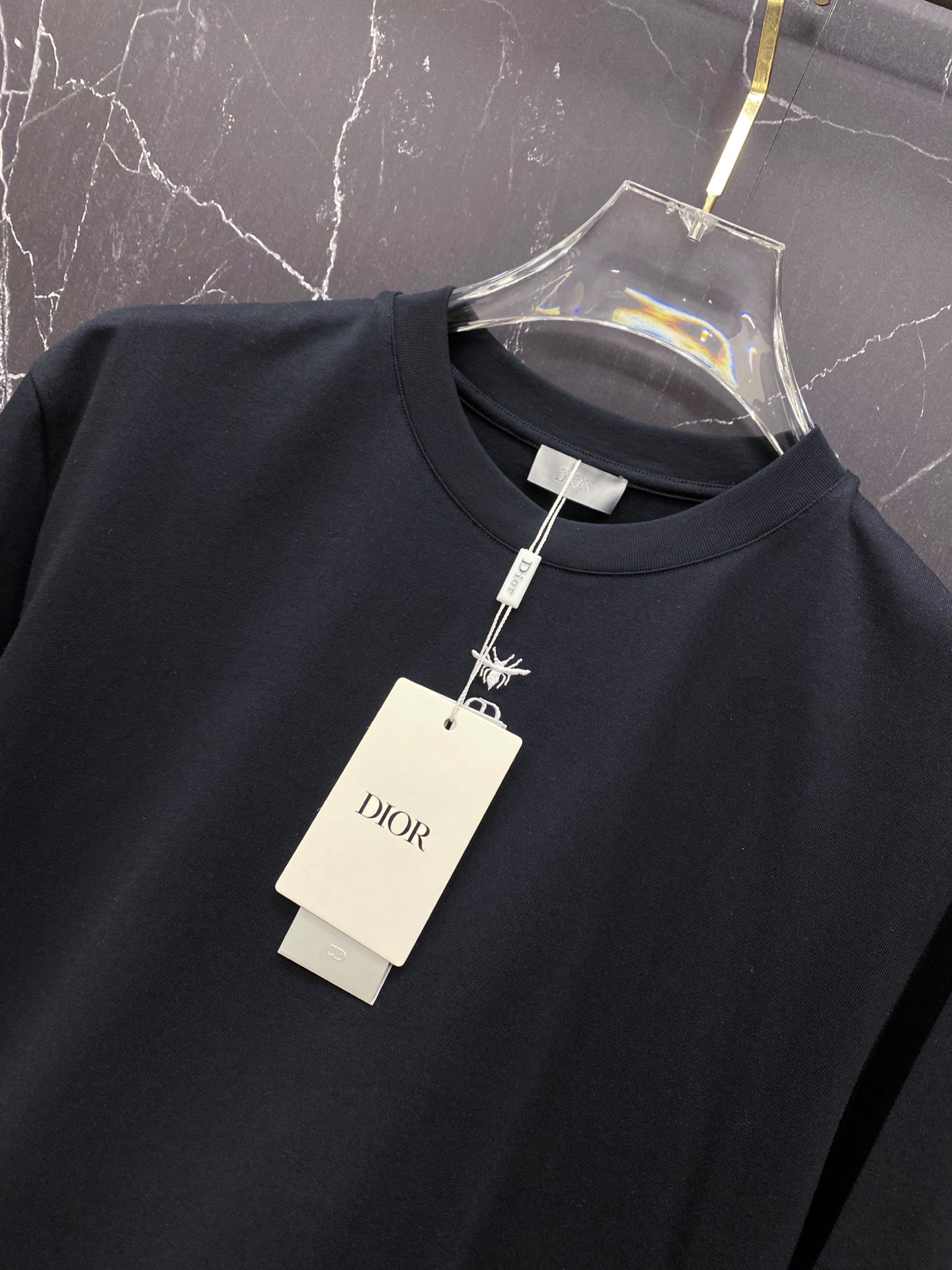 Dior Basic Clothing Cotton Black S-l-xxl