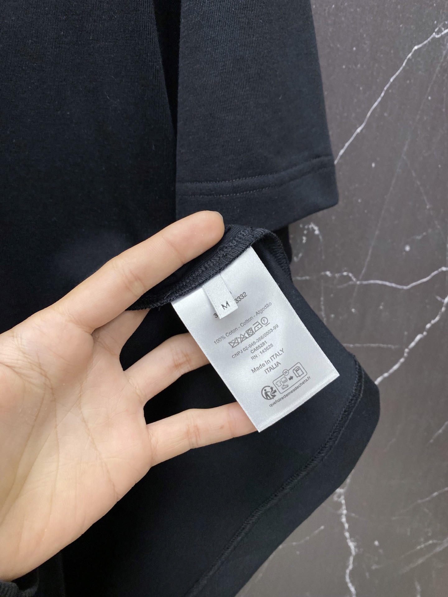 Dior Basic Clothing Cotton Black S-l-xxl