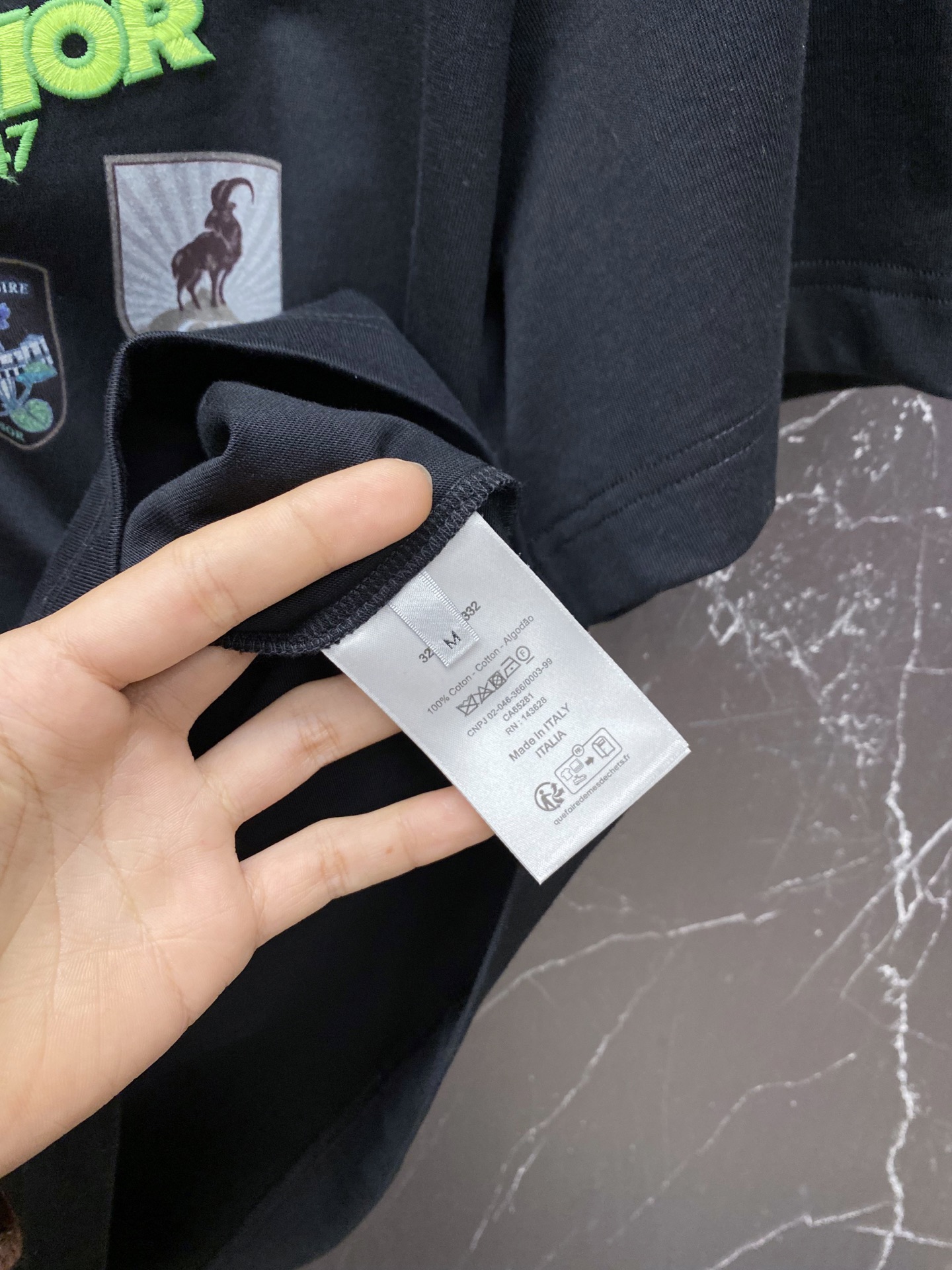 Dior Basic Clothing Cotton Black S-l-xxl