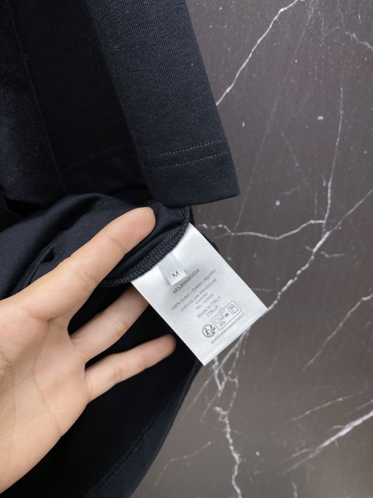 Dior Basic Clothing Cotton Black S-l-xxl